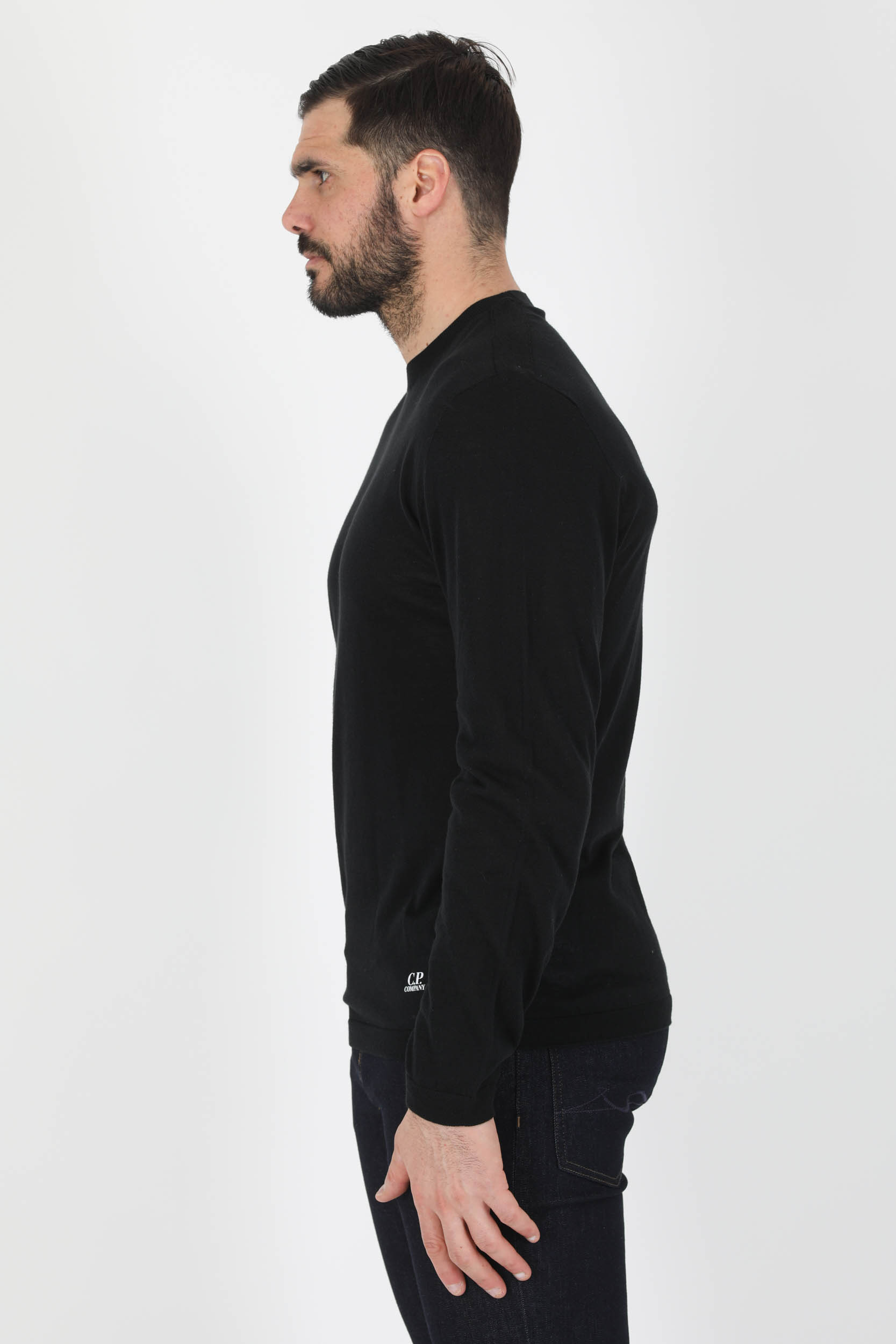 PULL FIN C.P COMPANY NOIR N231A-999