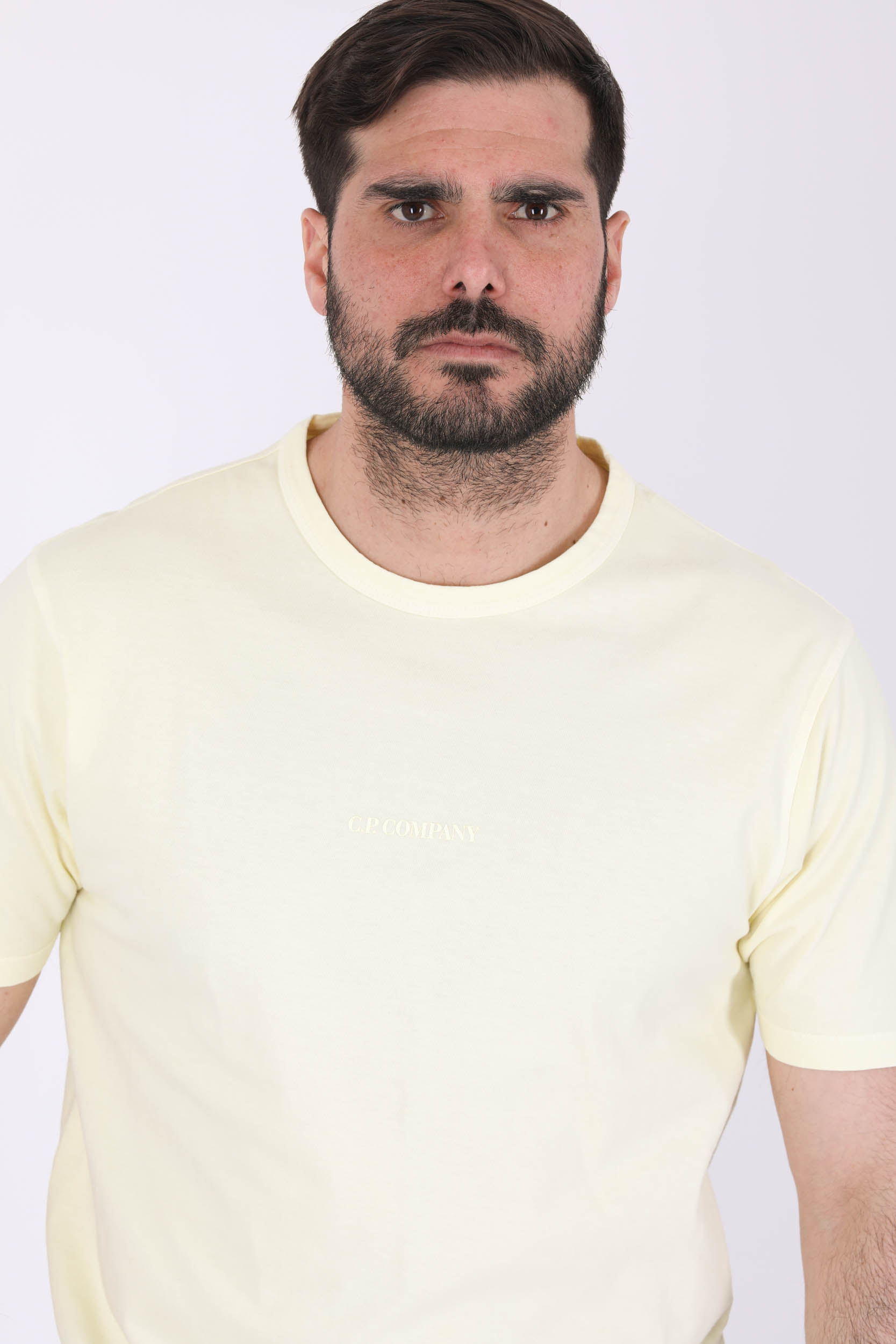 TEE-SHIRT C.P COMPANY JAUNE S323A-204