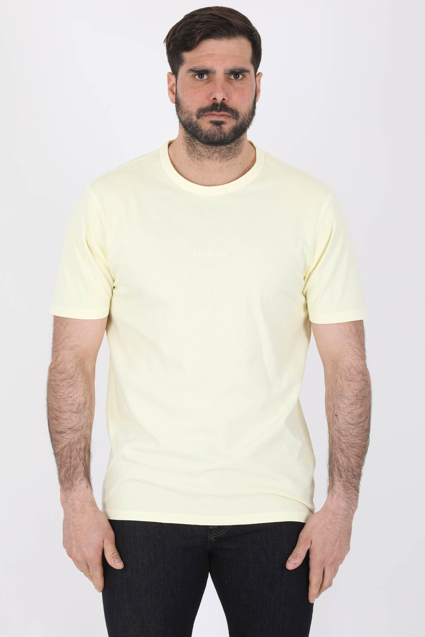 TEE-SHIRT C.P COMPANY JAUNE S323A-204
