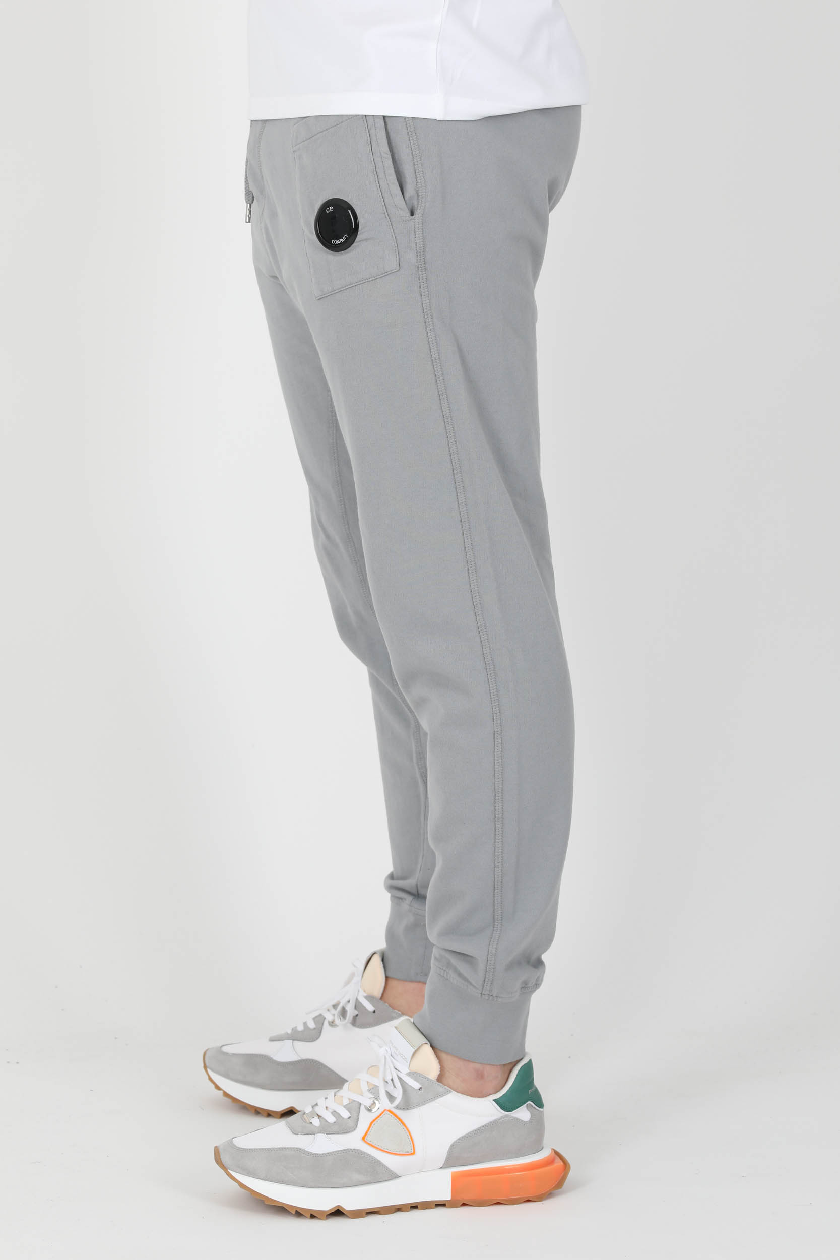 BAS DE JOGGING FIN C.P COMPANY GRIS P019A-937