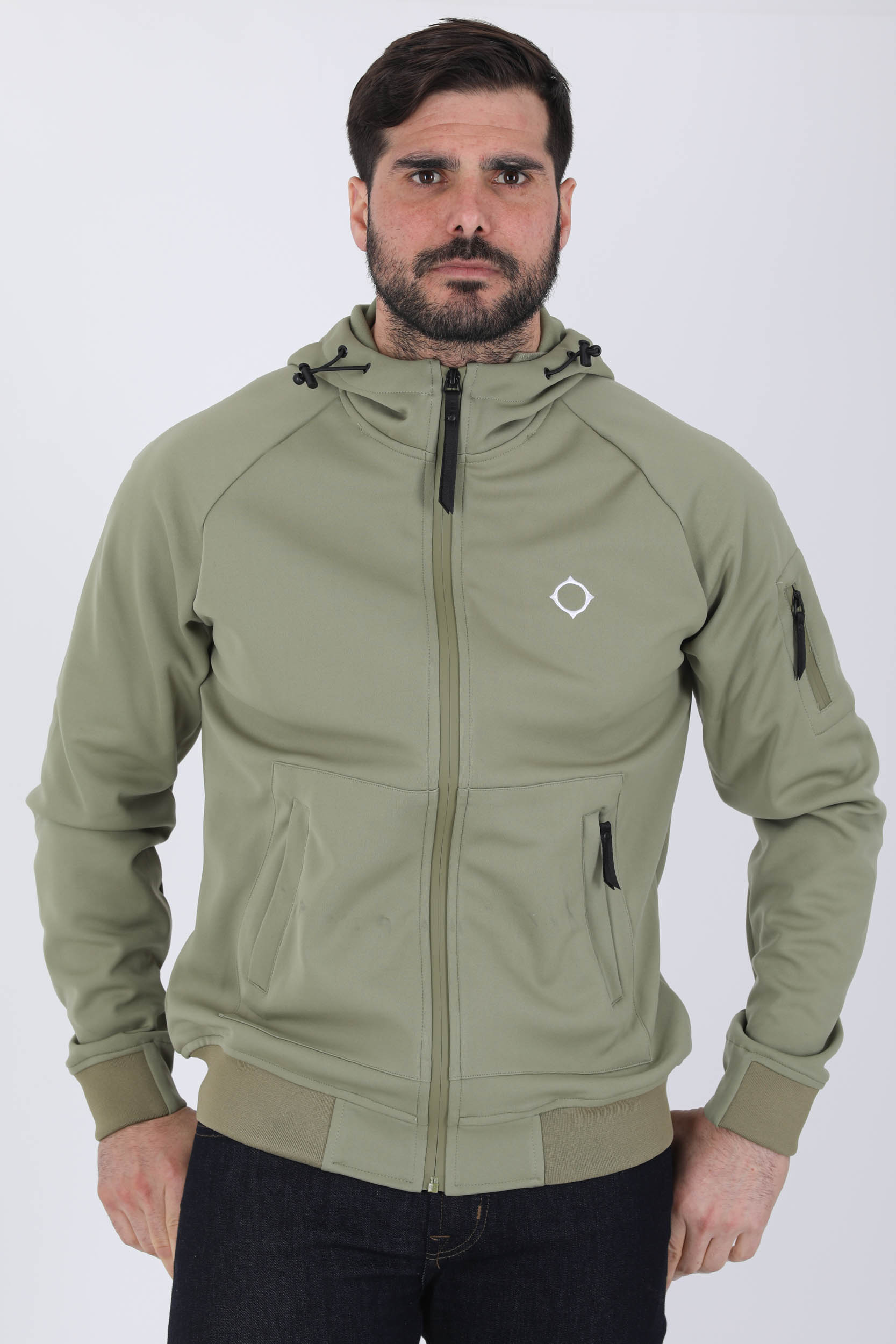 SWEAT ZIPPE MASTRUM OLIVE MAS4478-M329