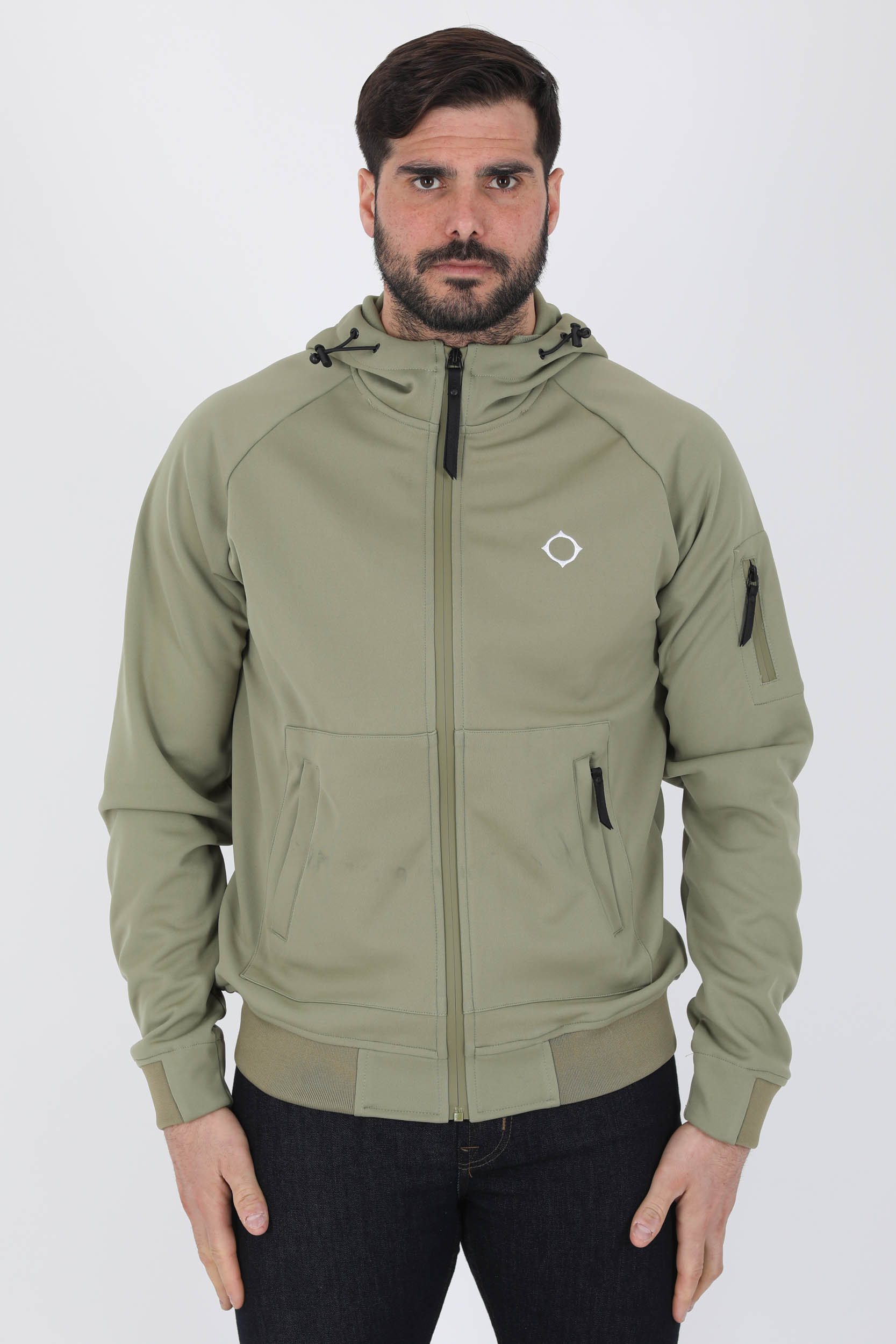 SWEAT ZIPPE MASTRUM OLIVE MAS4478-M329