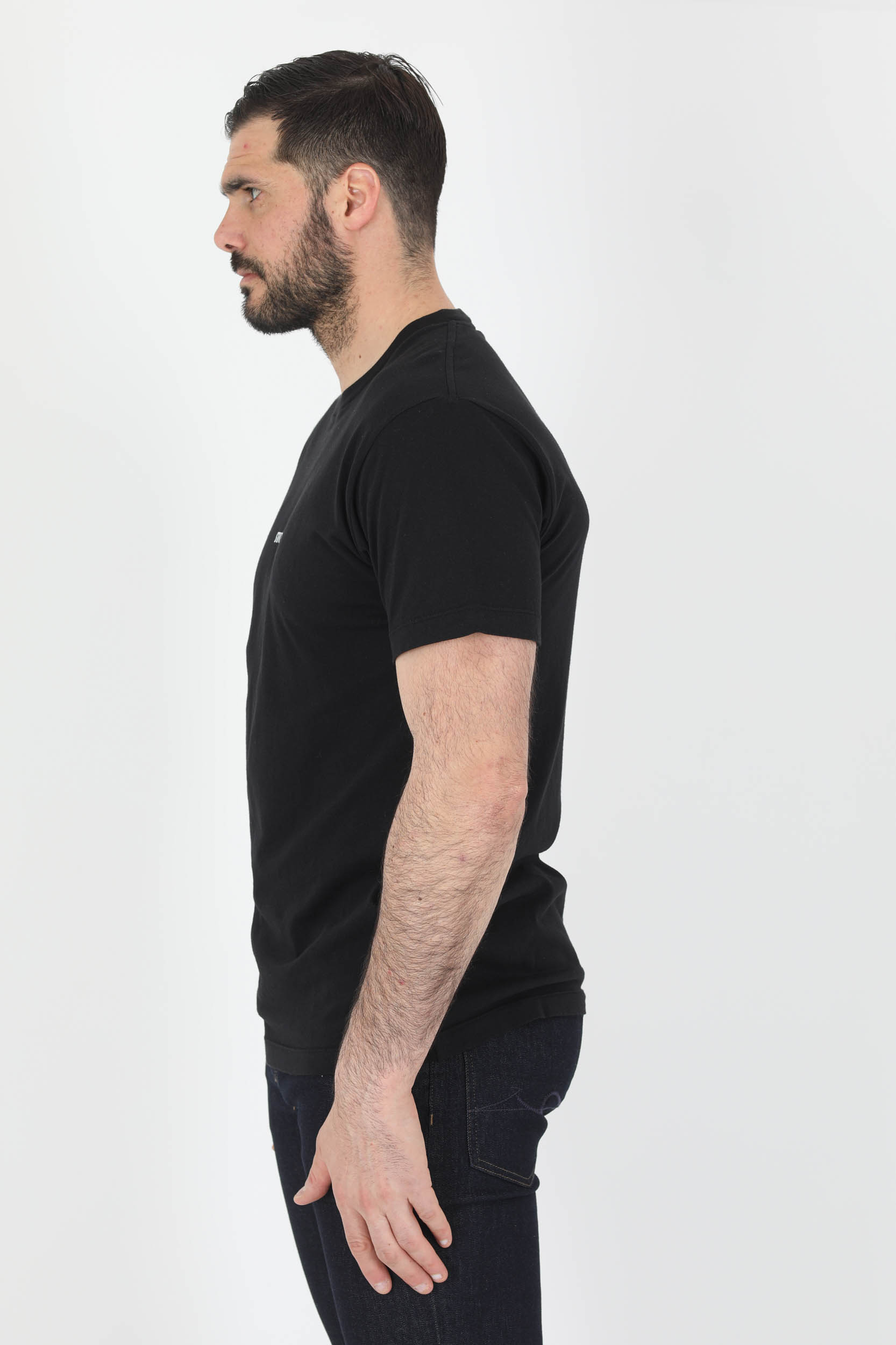 TEE-SHIRT STONE ISLAND NOIR 76152NS91-V0029