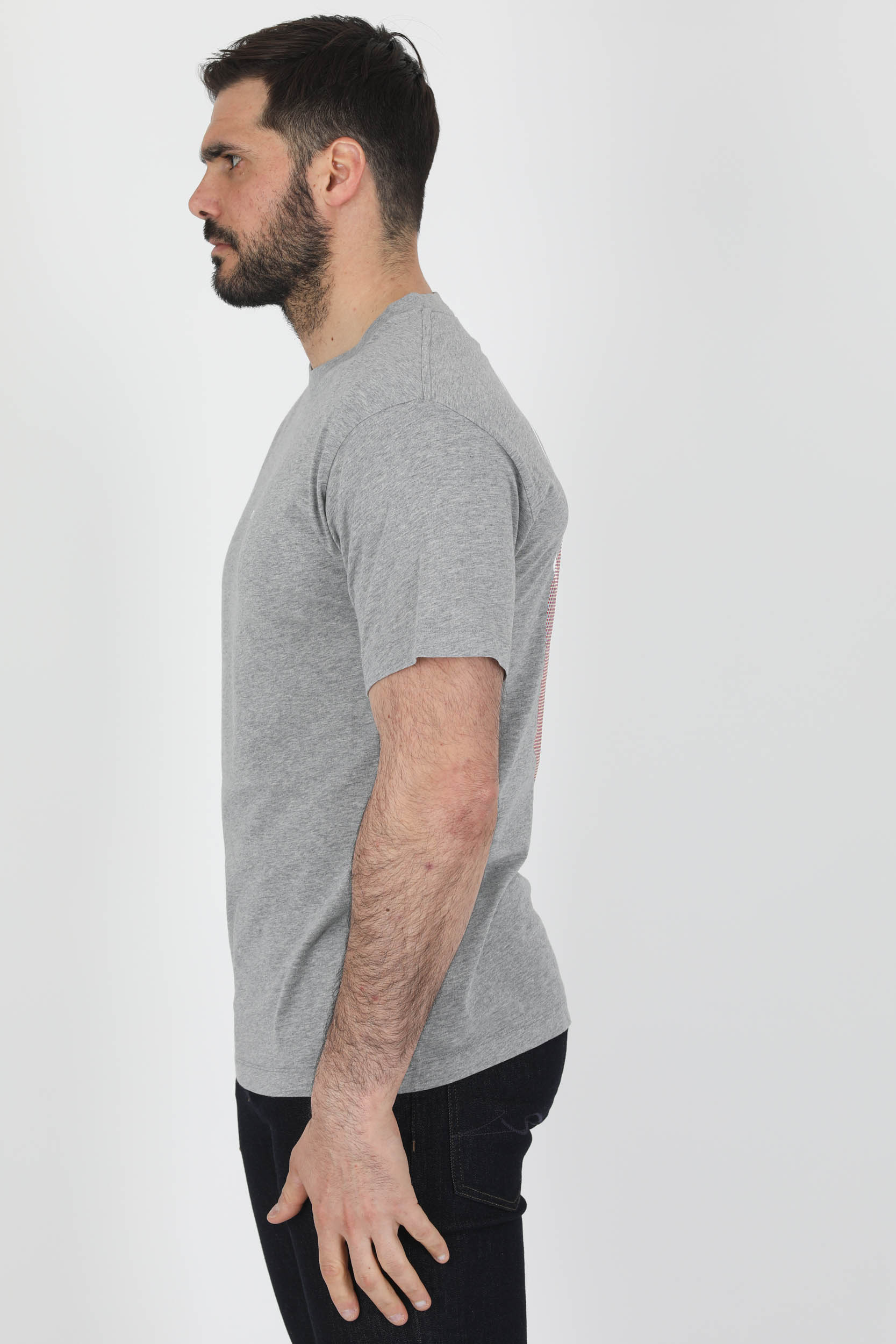 TEE-SHIRT STONE ISLAND GRIS LOGO 76152NS94-V0M64