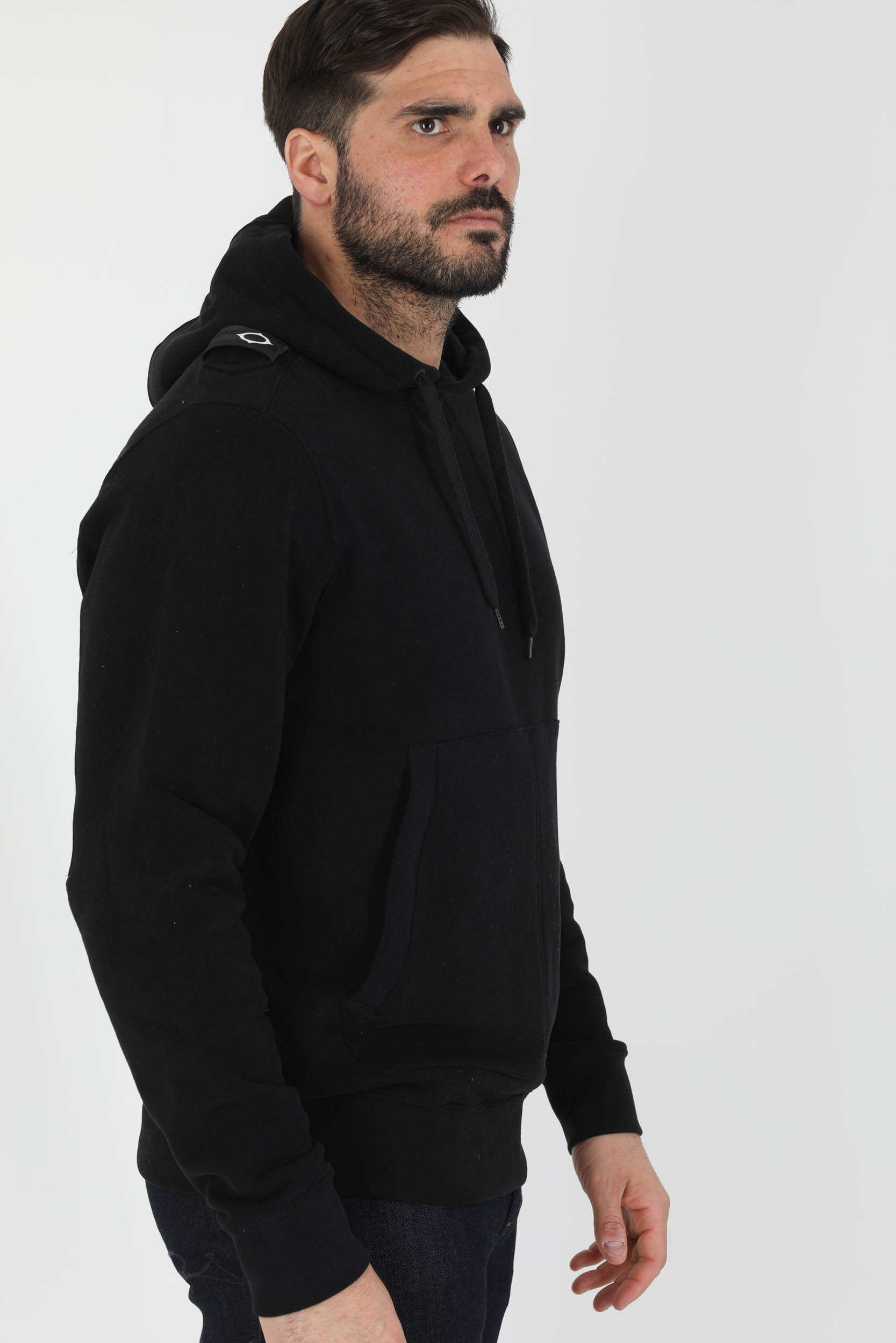 SWEAT A CAPUCHE MASTRUM NOIR MAS4465-M000