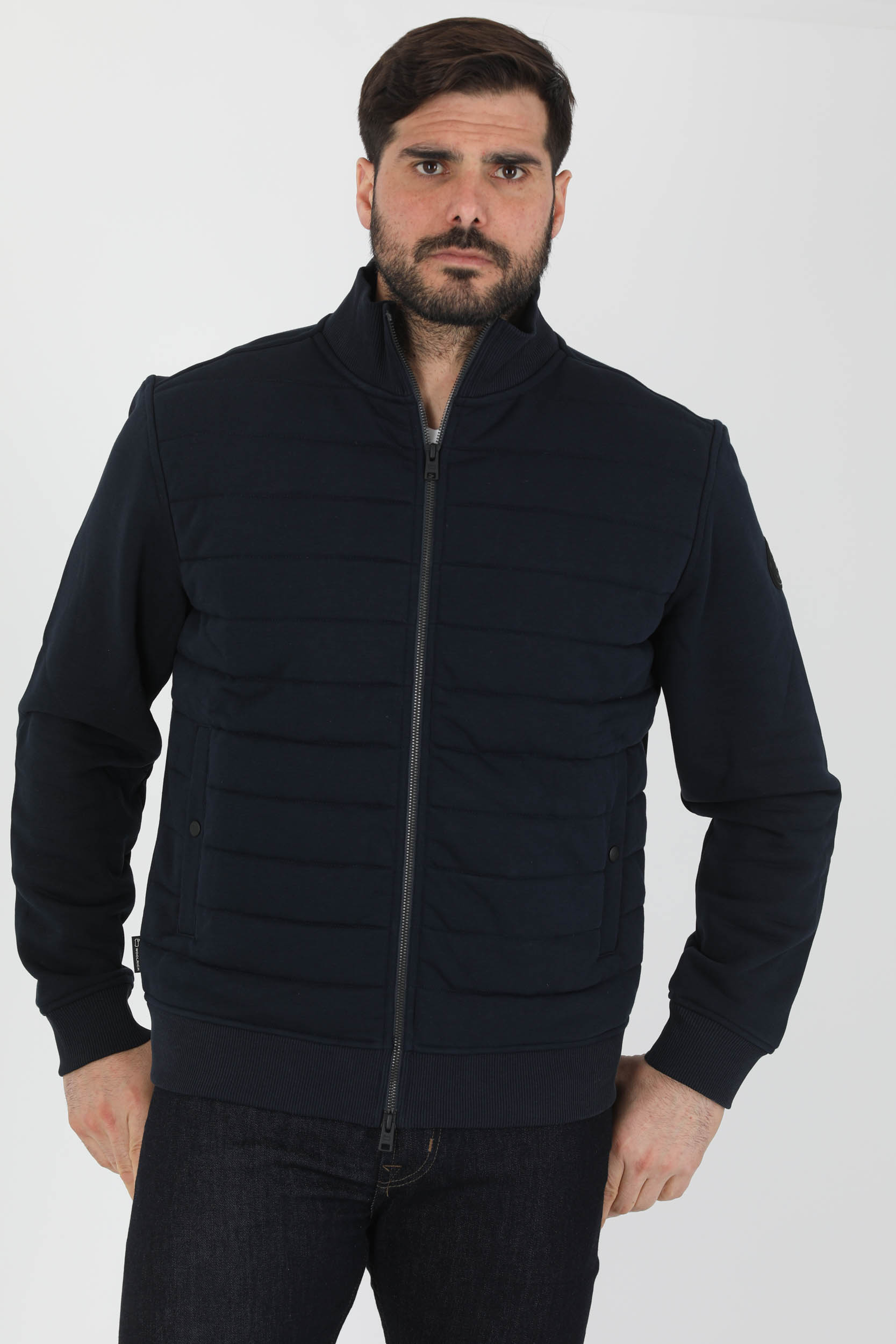 BLOUSON MATELASSE WOOLRICH MARINE W0120MRUT-3989