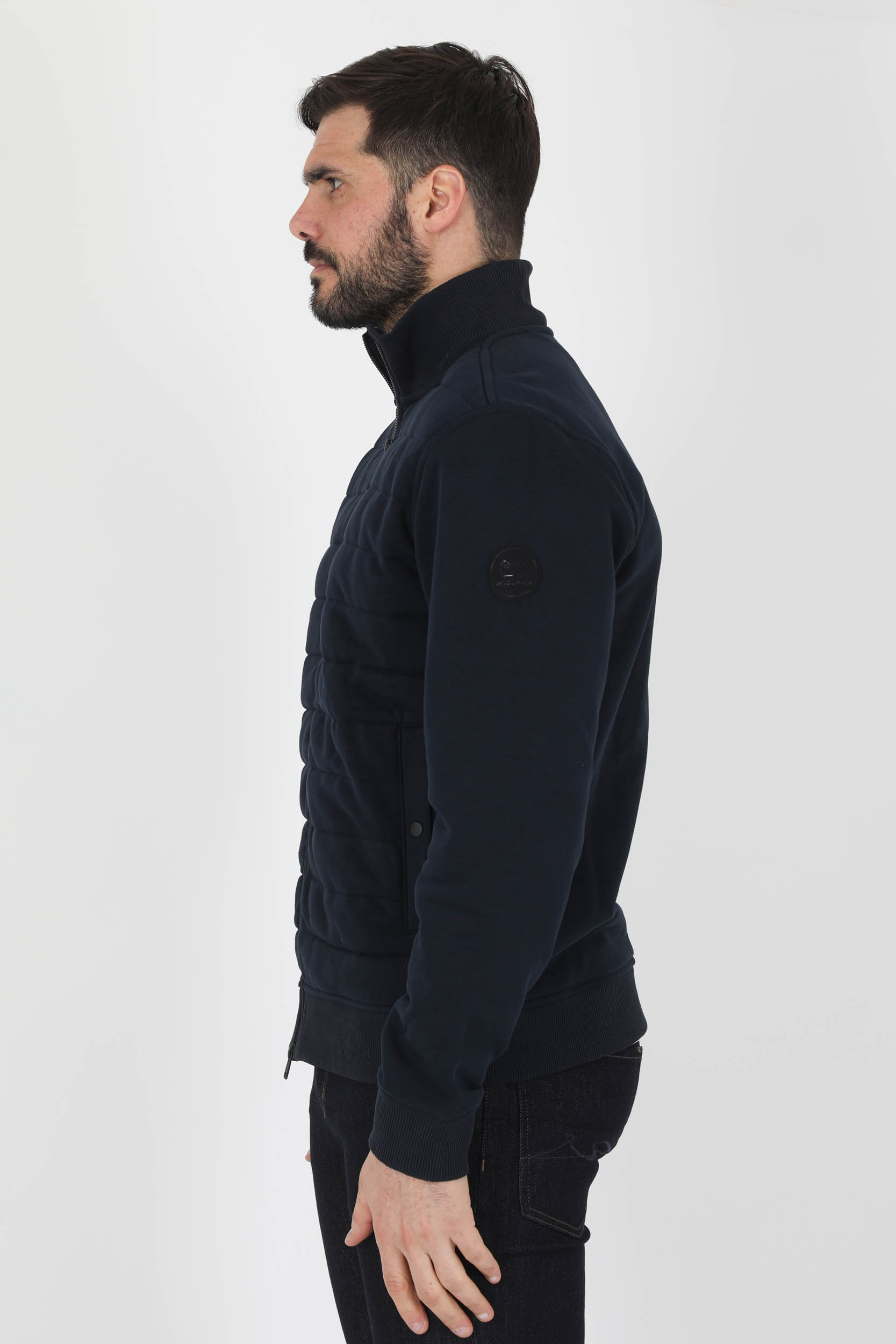 BLOUSON MATELASSE WOOLRICH MARINE W0120MRUT-3989