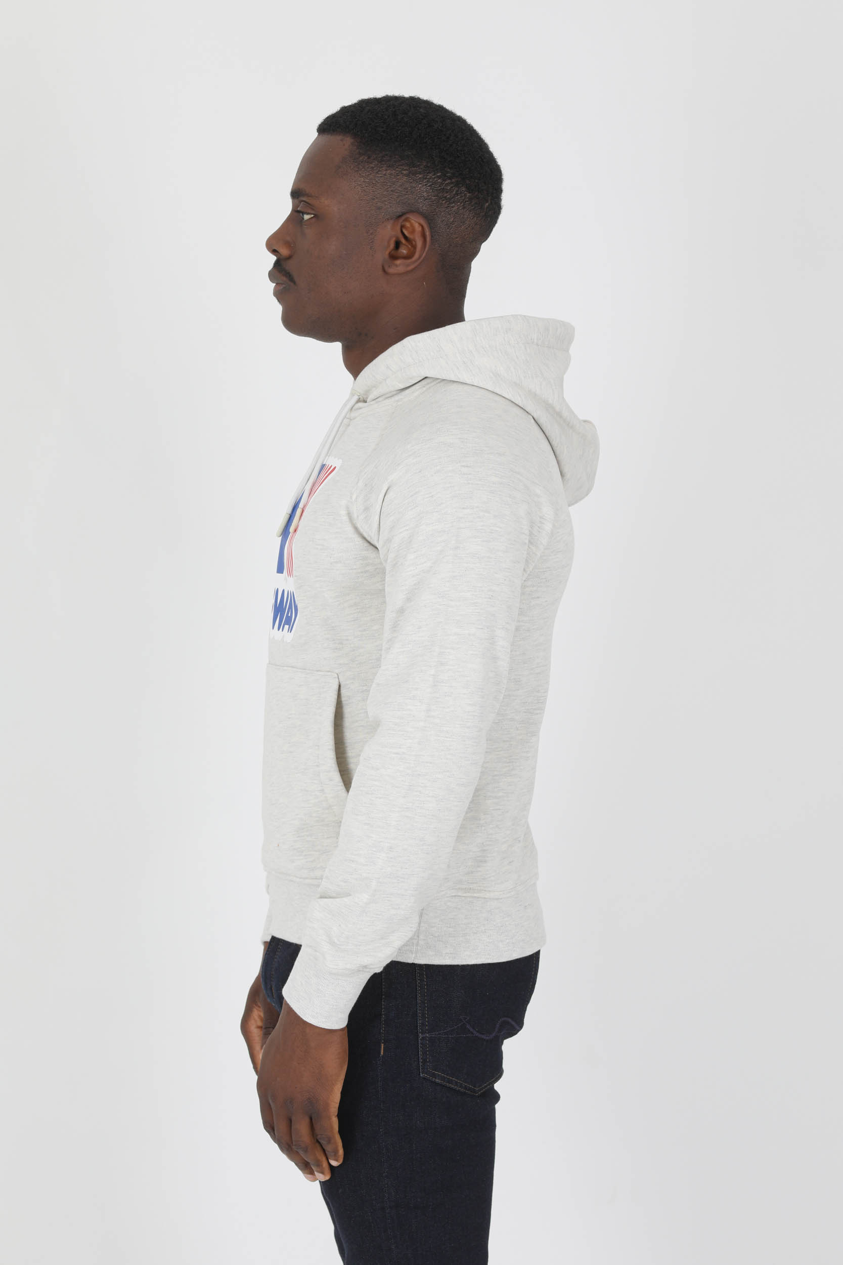 SWEAT A CAPUCHE KWAY GRIS K81131W-ADH