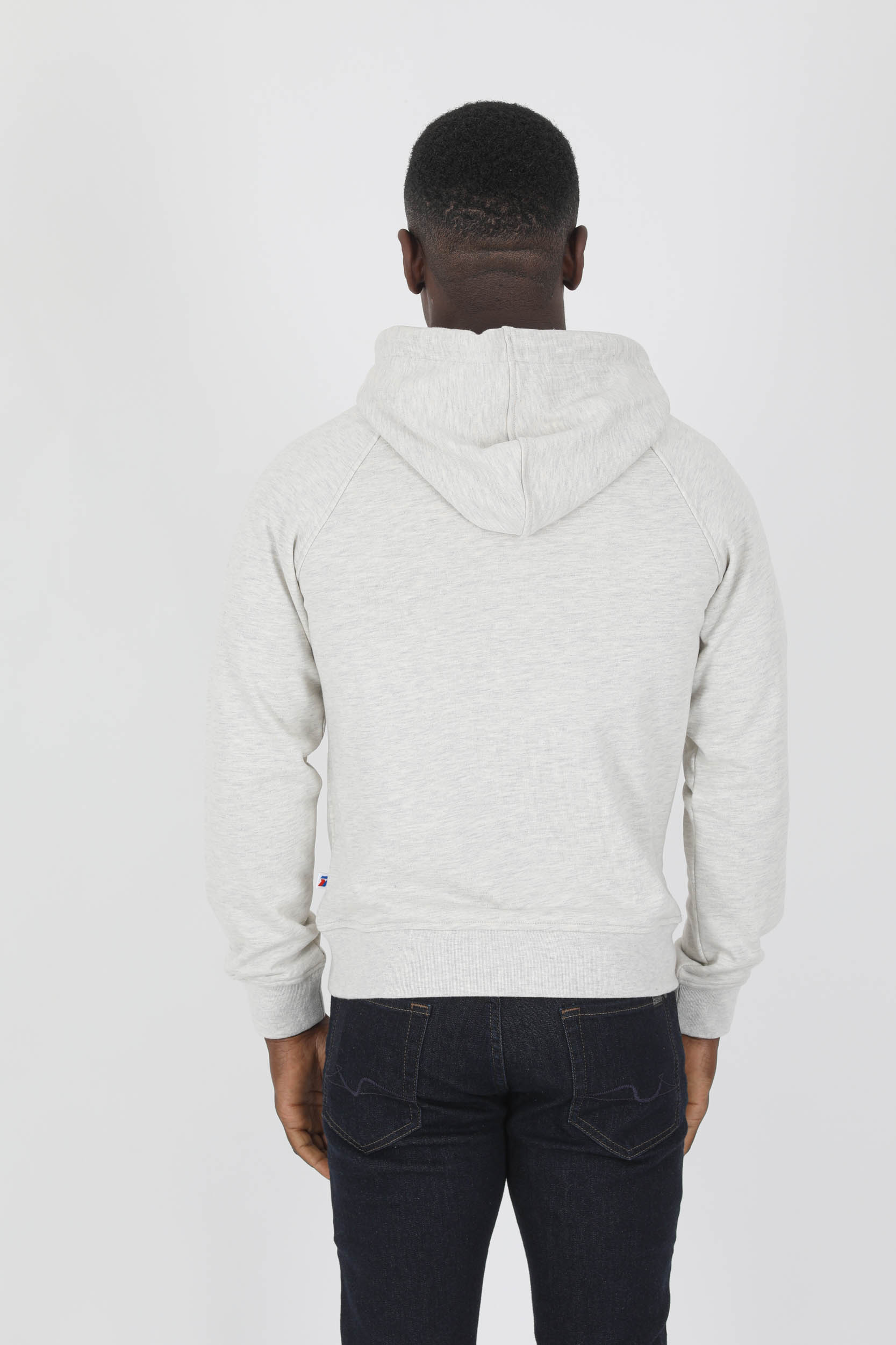 SWEAT A CAPUCHE KWAY GRIS K81131W-ADH