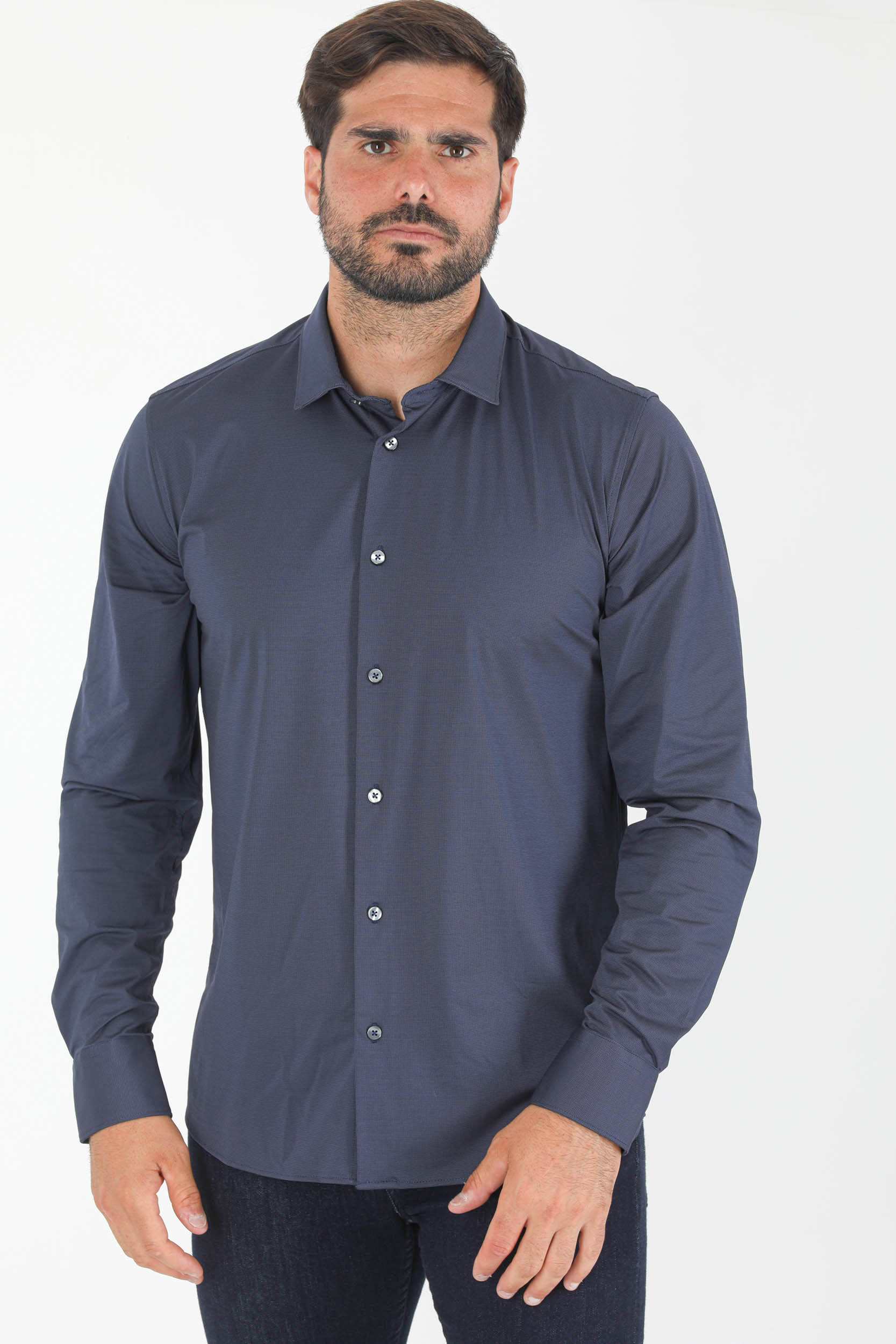CHEMISE RRD BLEU 22094-V23