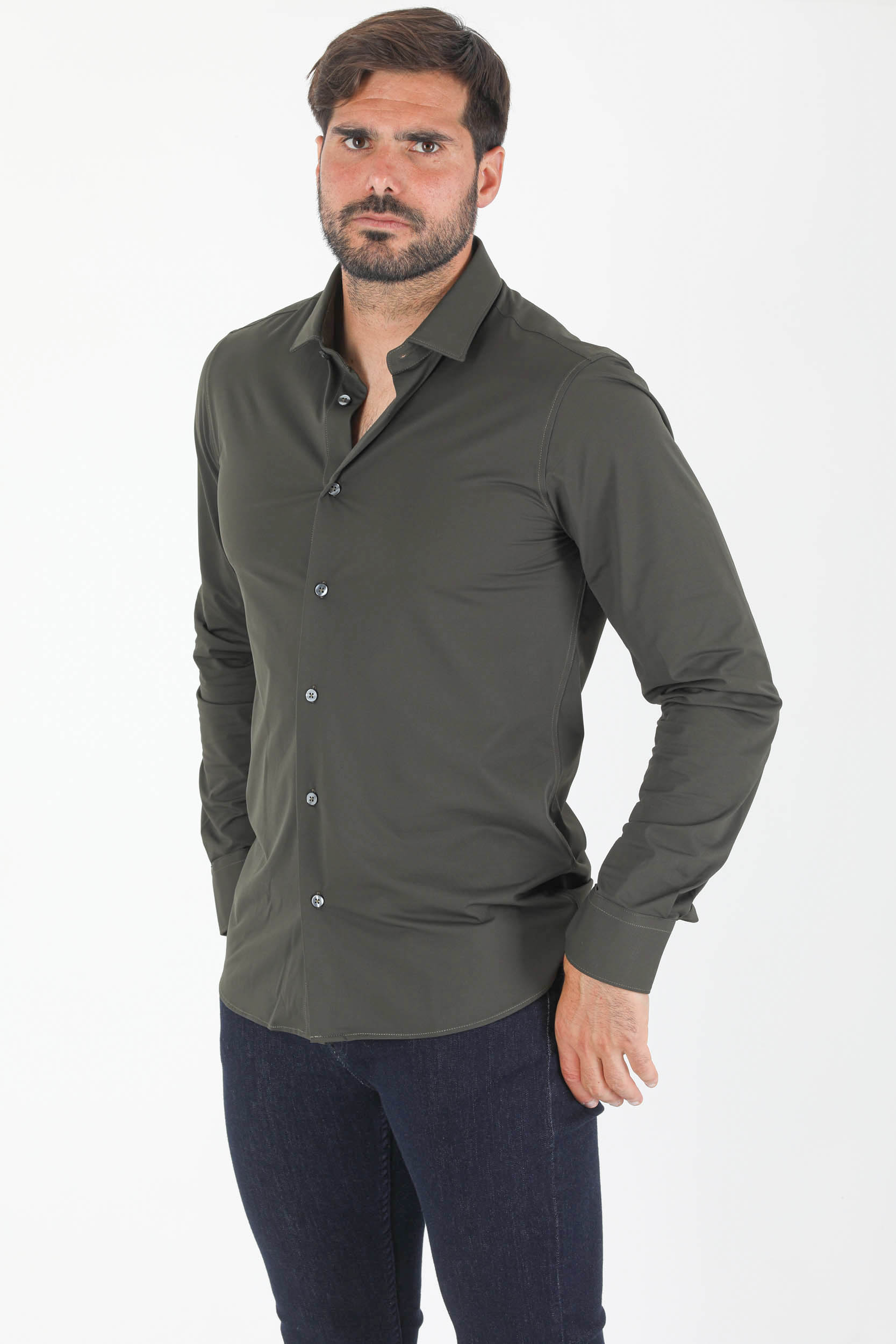 CHEMISE RRD KAKI 22092-21