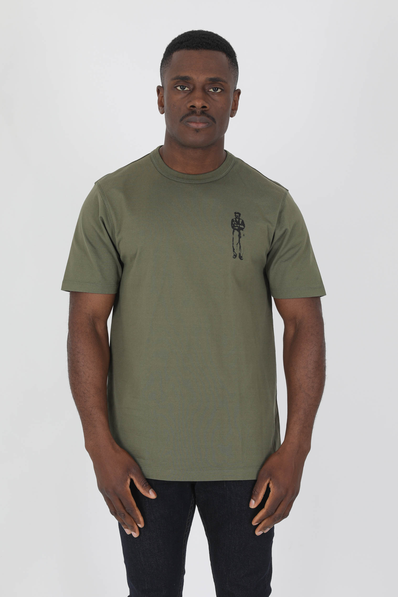 TEE-SHIRT CP COMPANY KAKI S198A-660