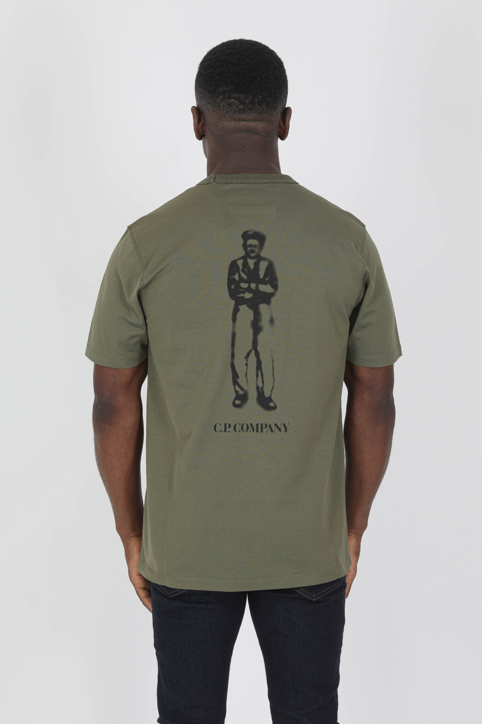 TEE-SHIRT CP COMPANY KAKI S198A-660
