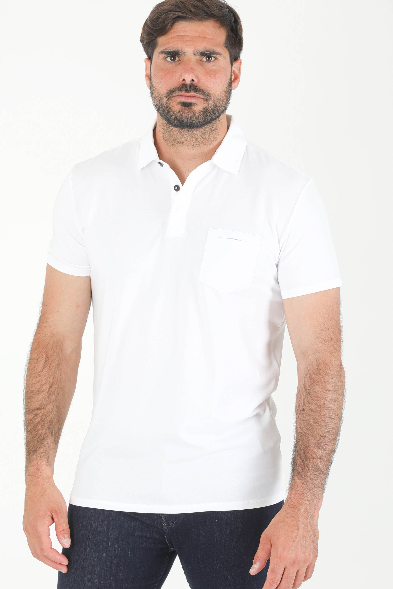 POLO RRD BLANC  22070-09