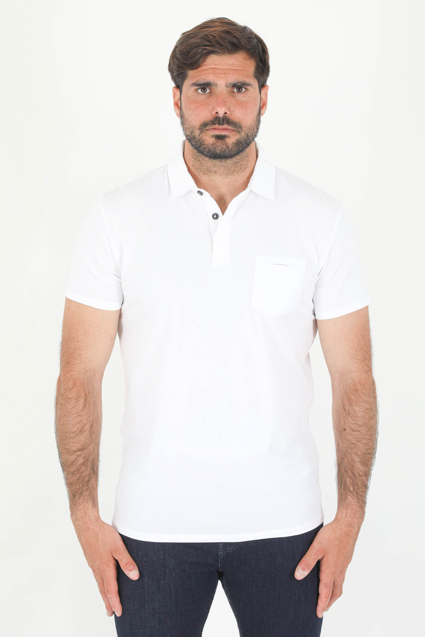 POLO RRD BLANC  22070-09