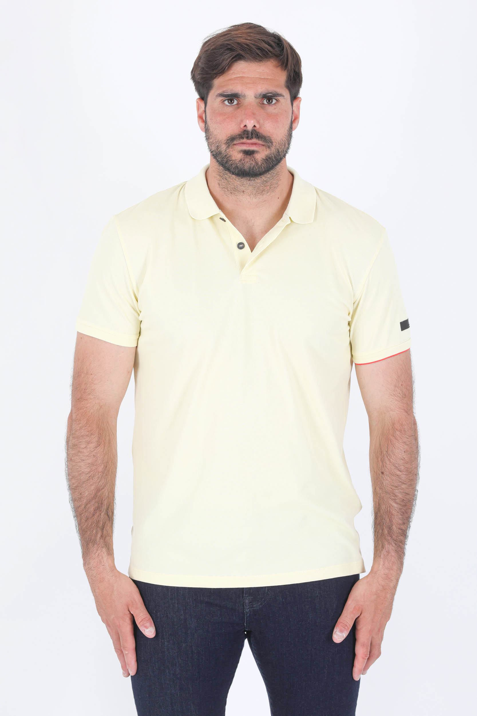 POLO RRD FIN JAUNE 22072-31