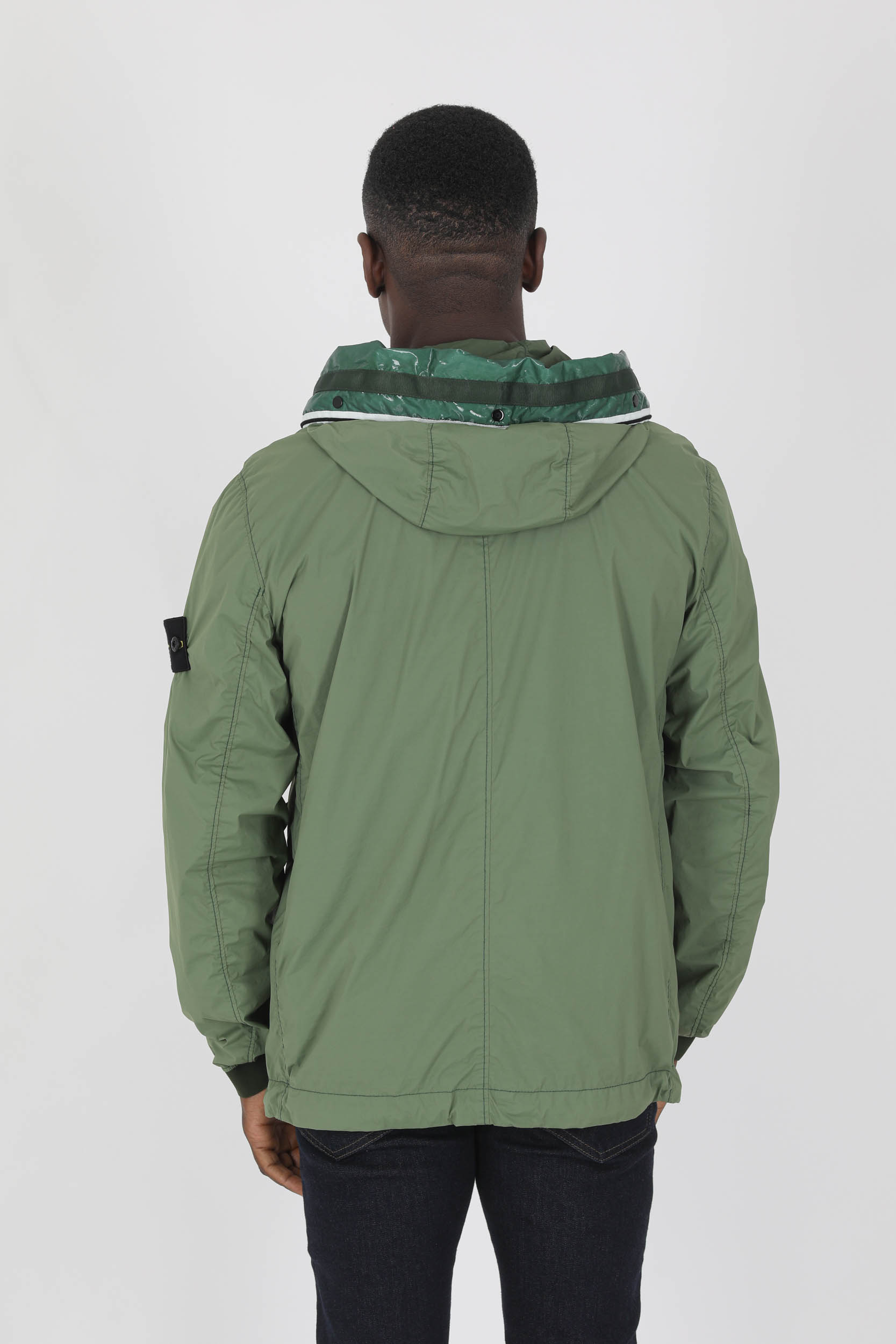 BLOUSON STONE ISLAND NYLON STRETCH KAKI 761541131-V0058