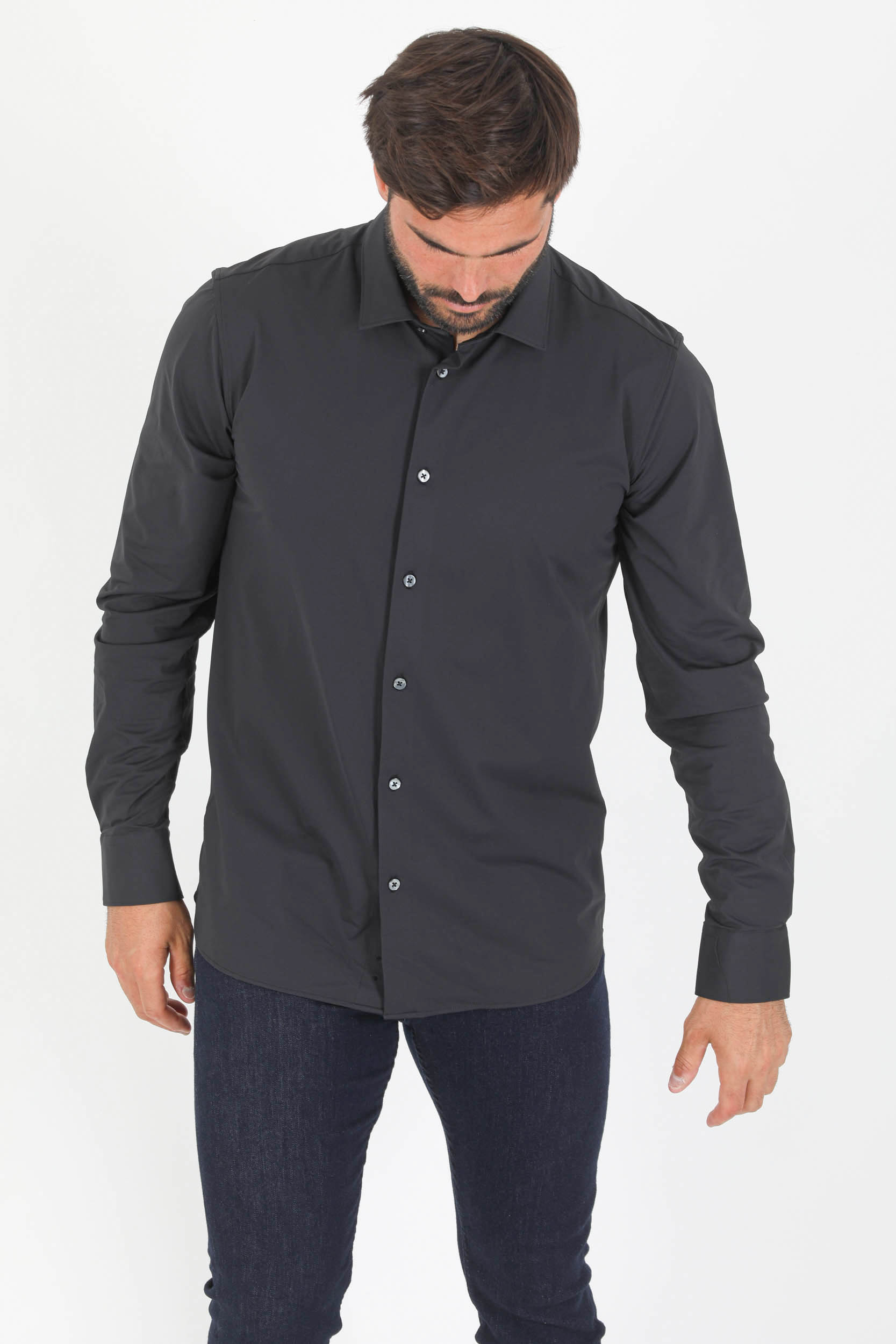 CHEMISE RRD NOIR 22092-10