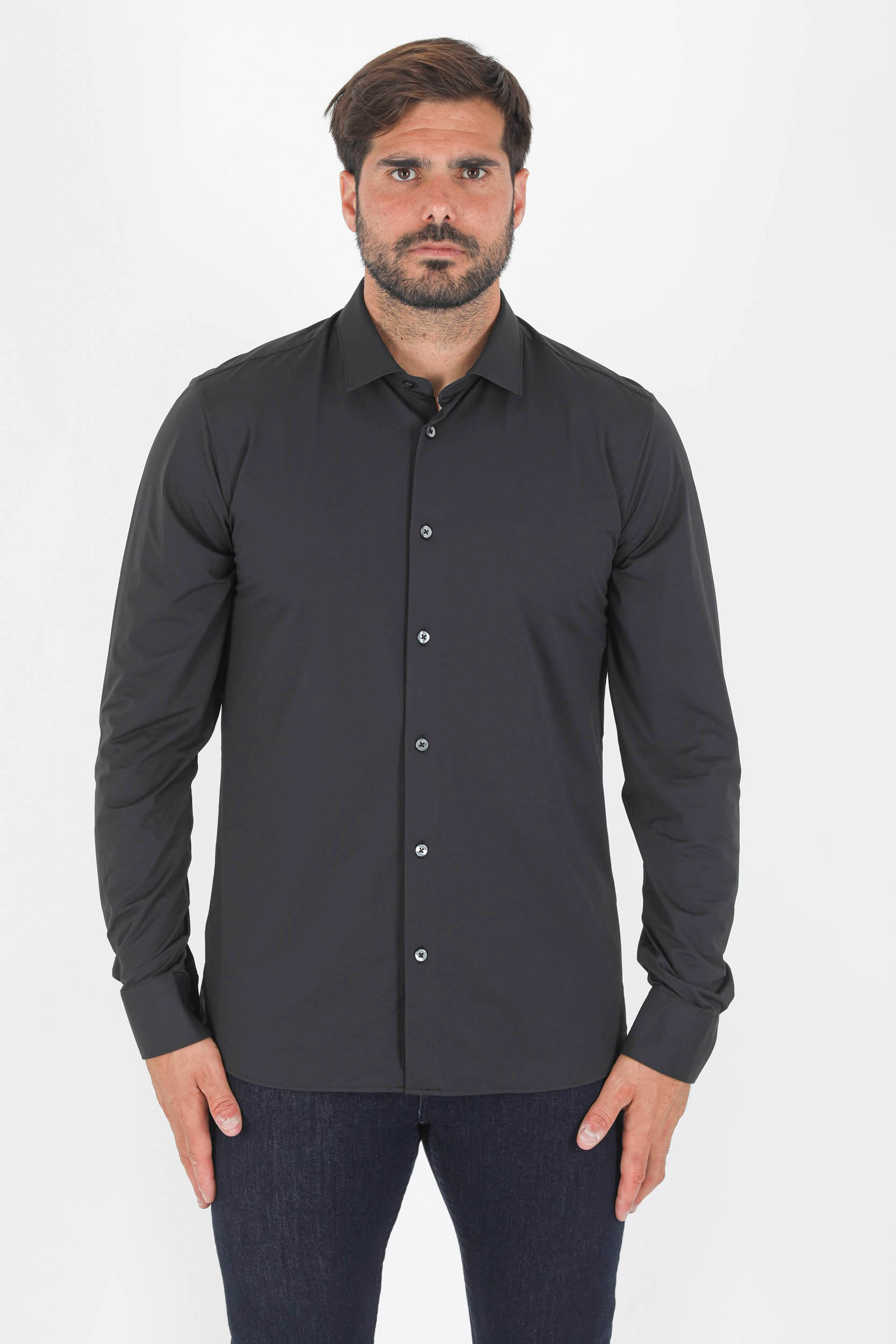 CHEMISE RRD NOIR 22092-10