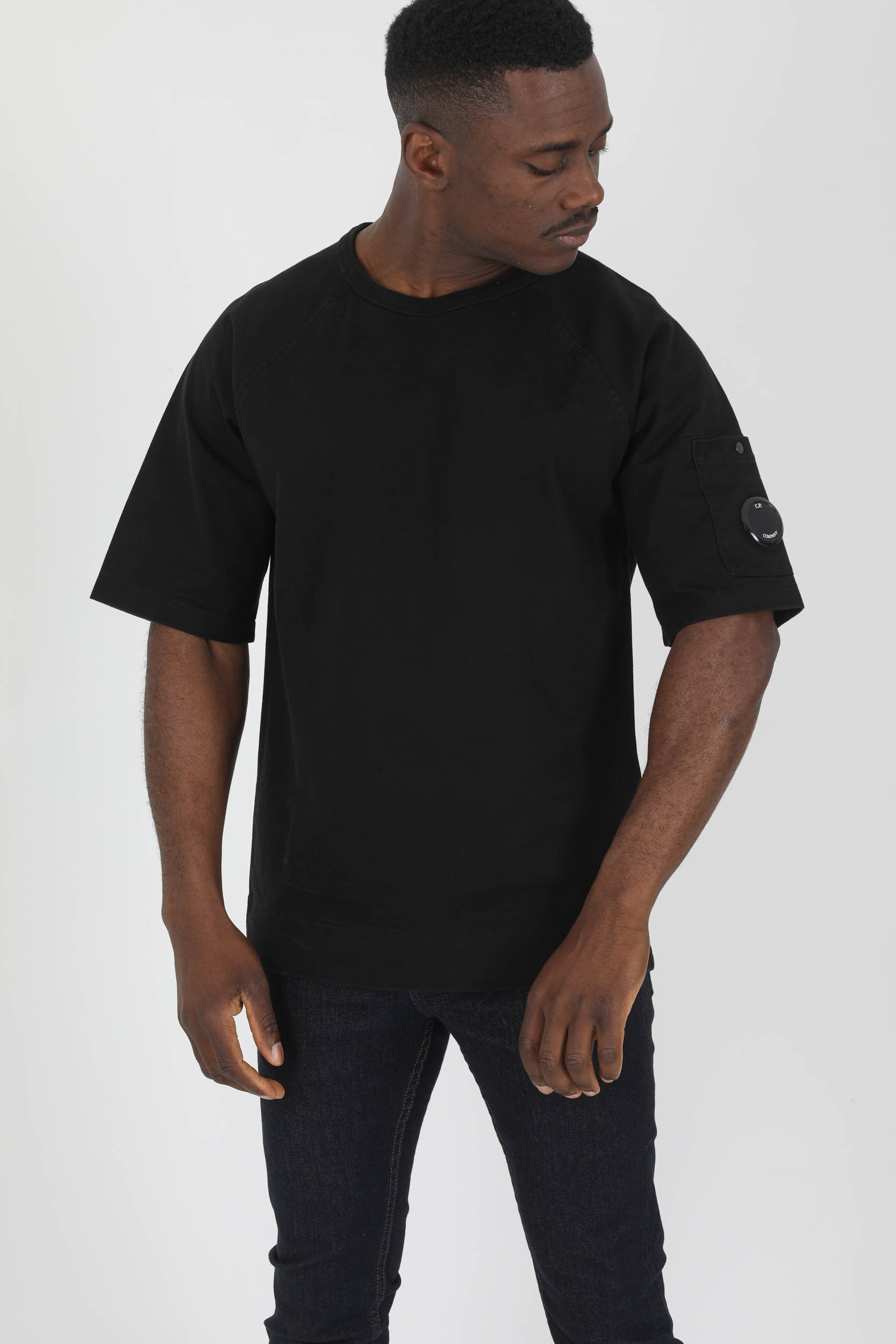 T-SHIRT C.P COMPANY NOIR HUBLOT S190A-999