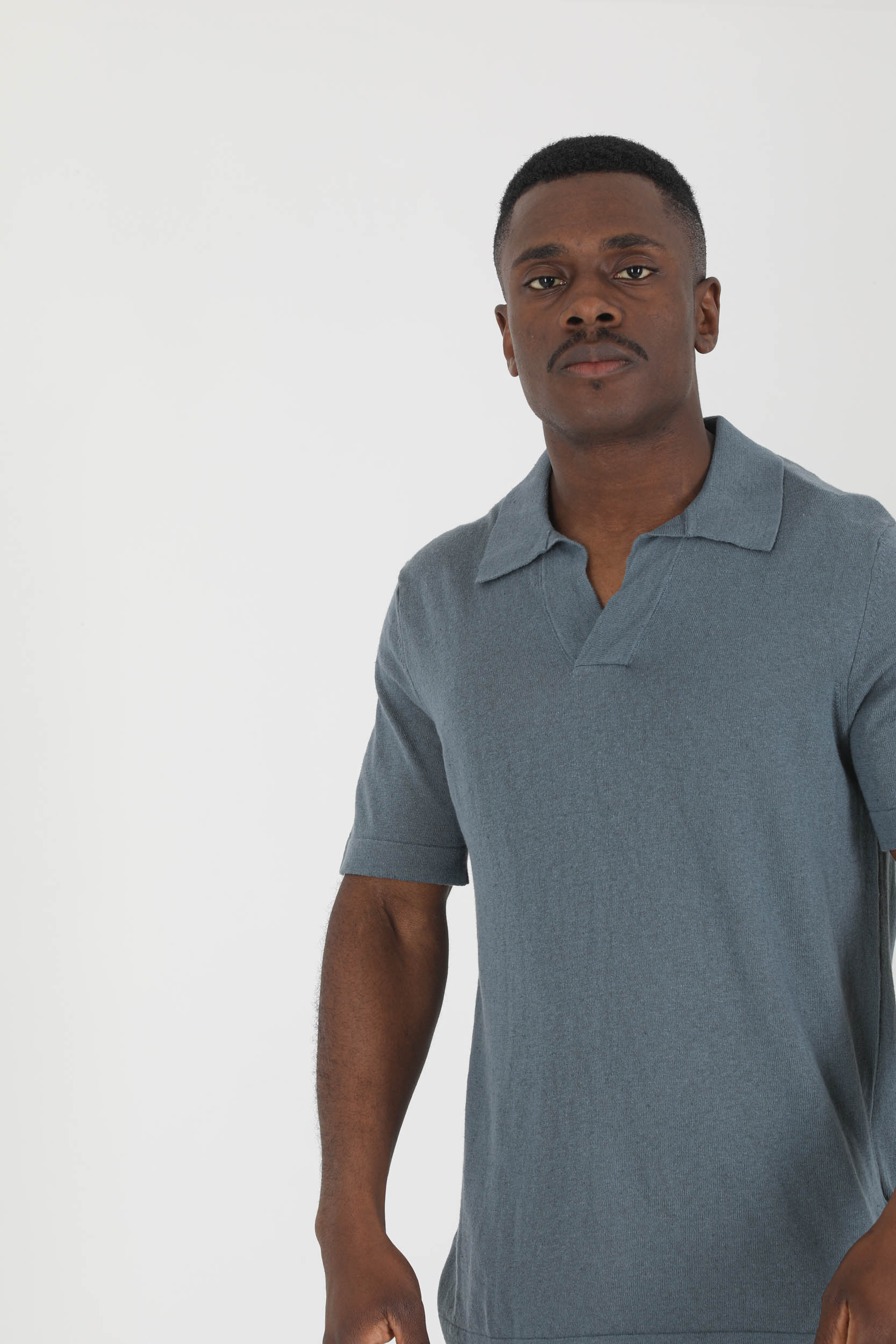 POLO NN07 BLEU/GRIS RYAN-212