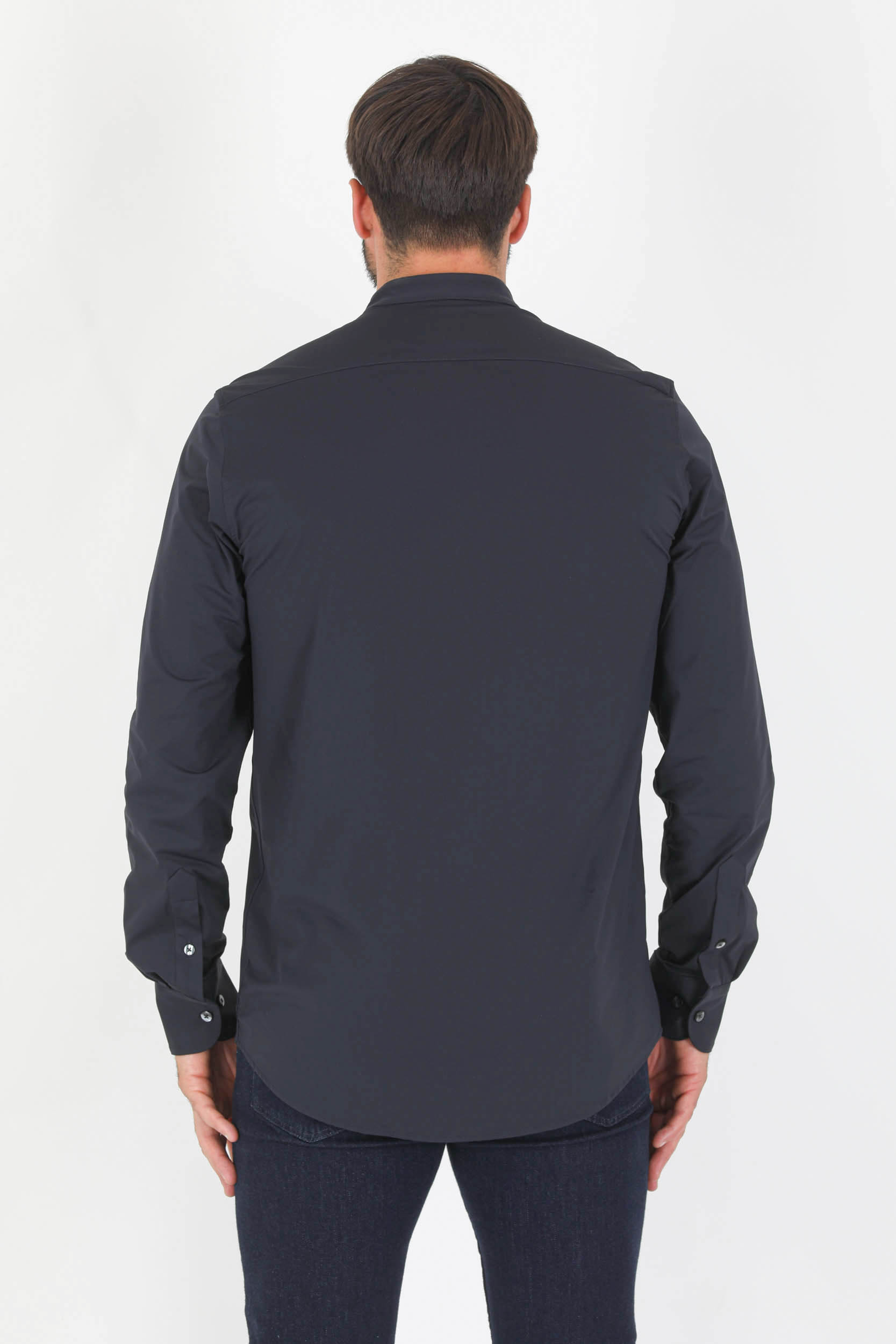 CHEMISE RRD COL MAO MARINE 22090-60