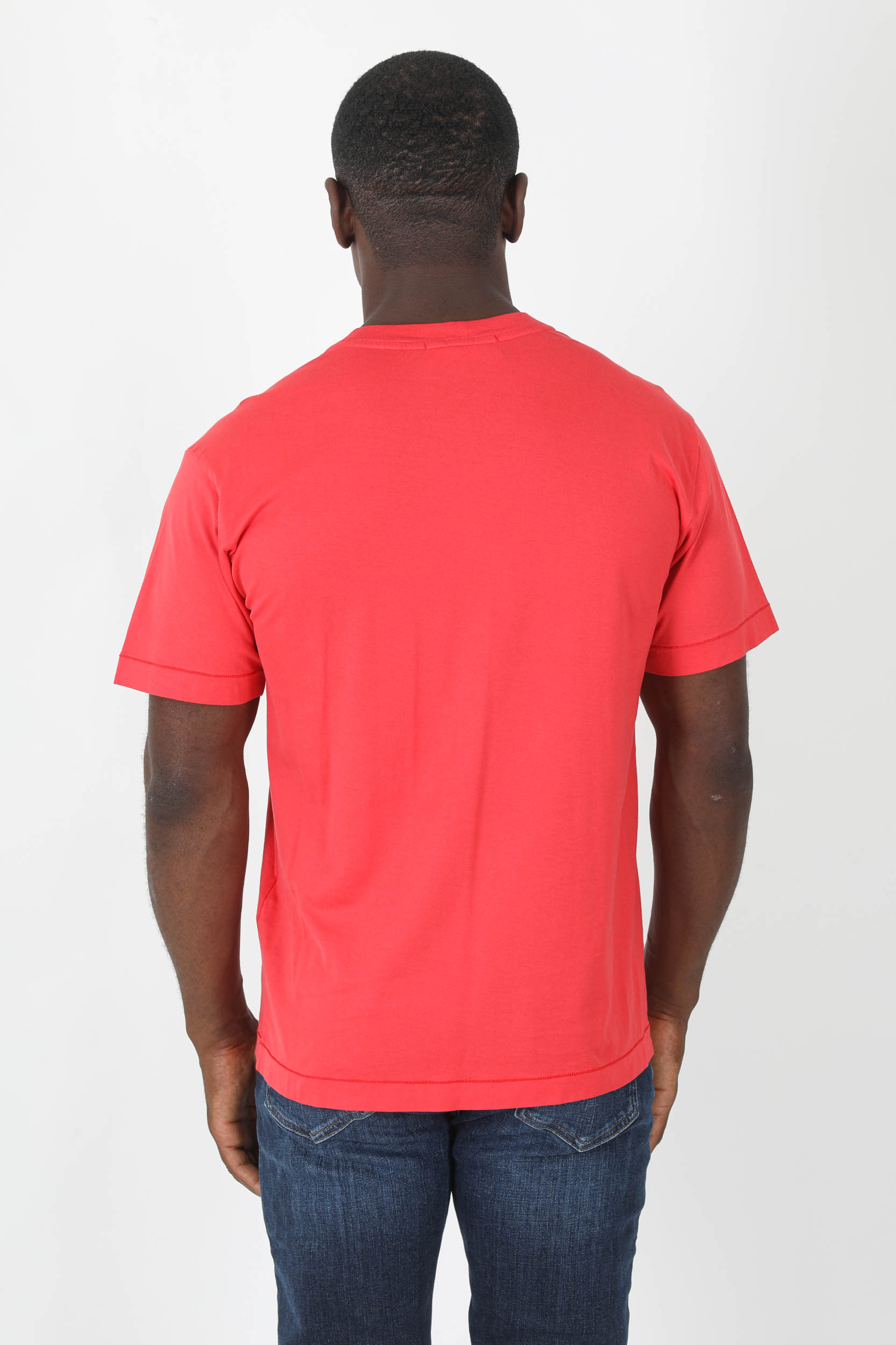 T-SHIRT STONE ISLAND ROUGE 771524113-V0010