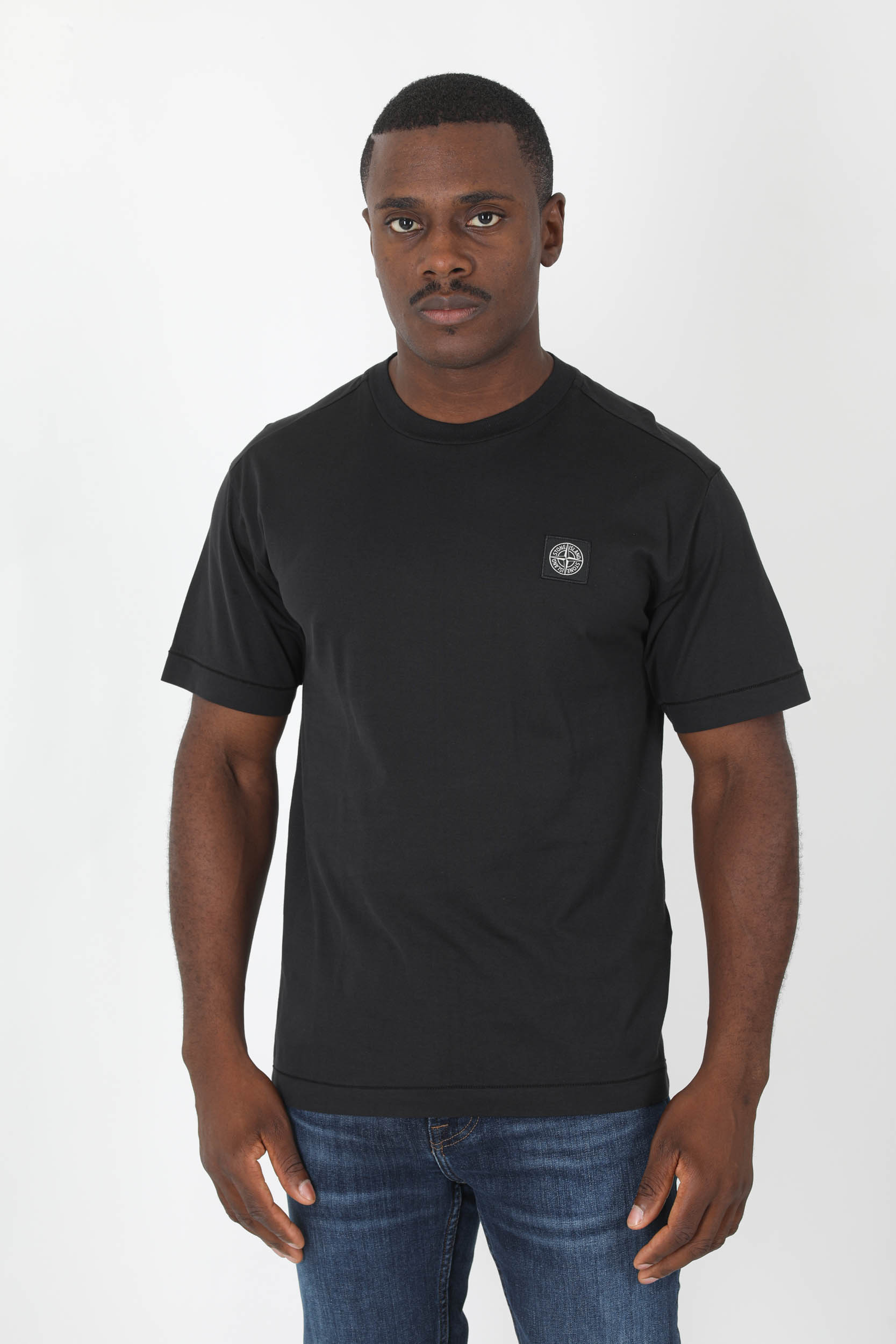T-SHIRT STONE ISLAND NOIR 771524113-V0029