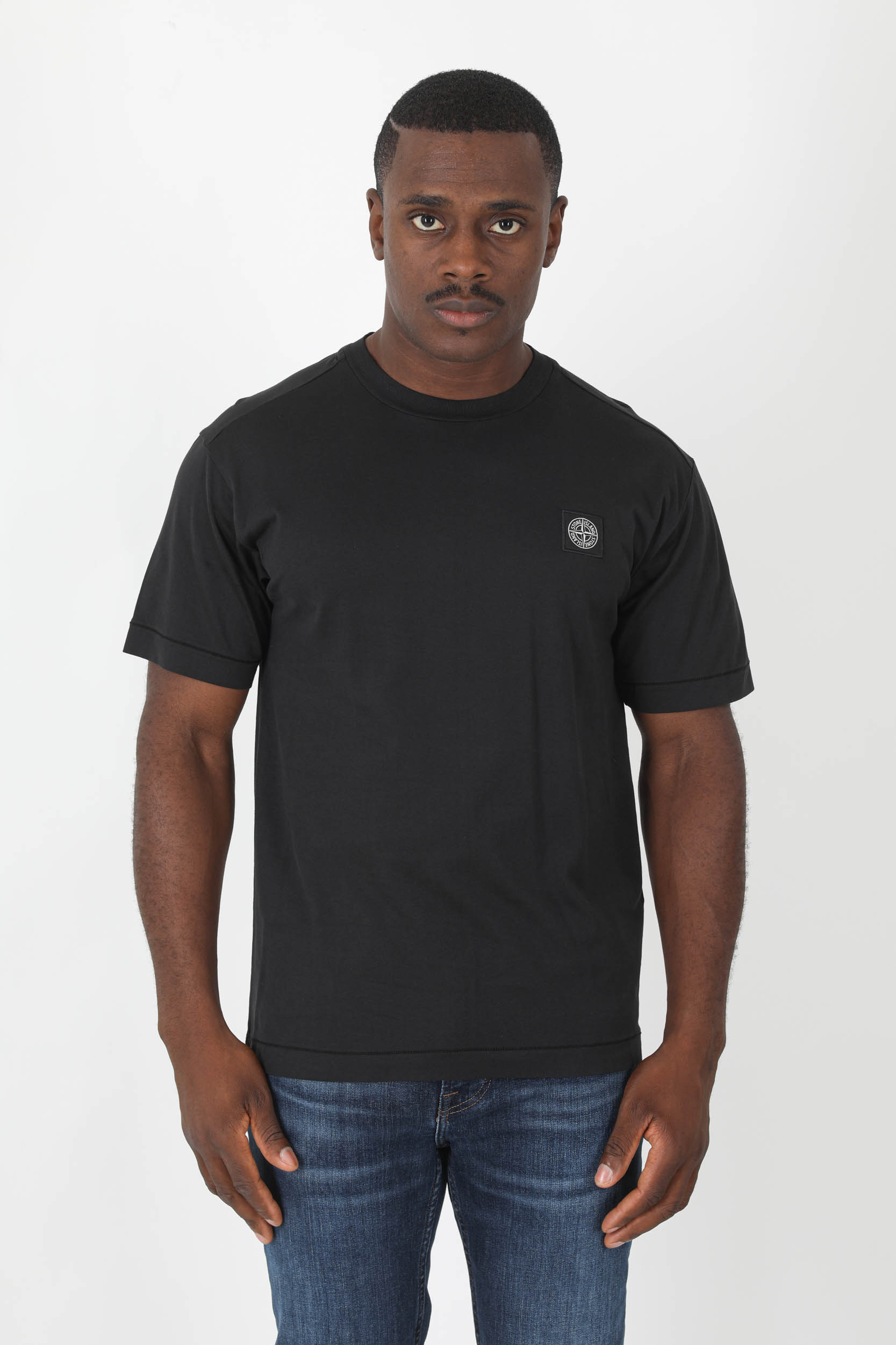 T-SHIRT STONE ISLAND NOIR 771524113-V0029