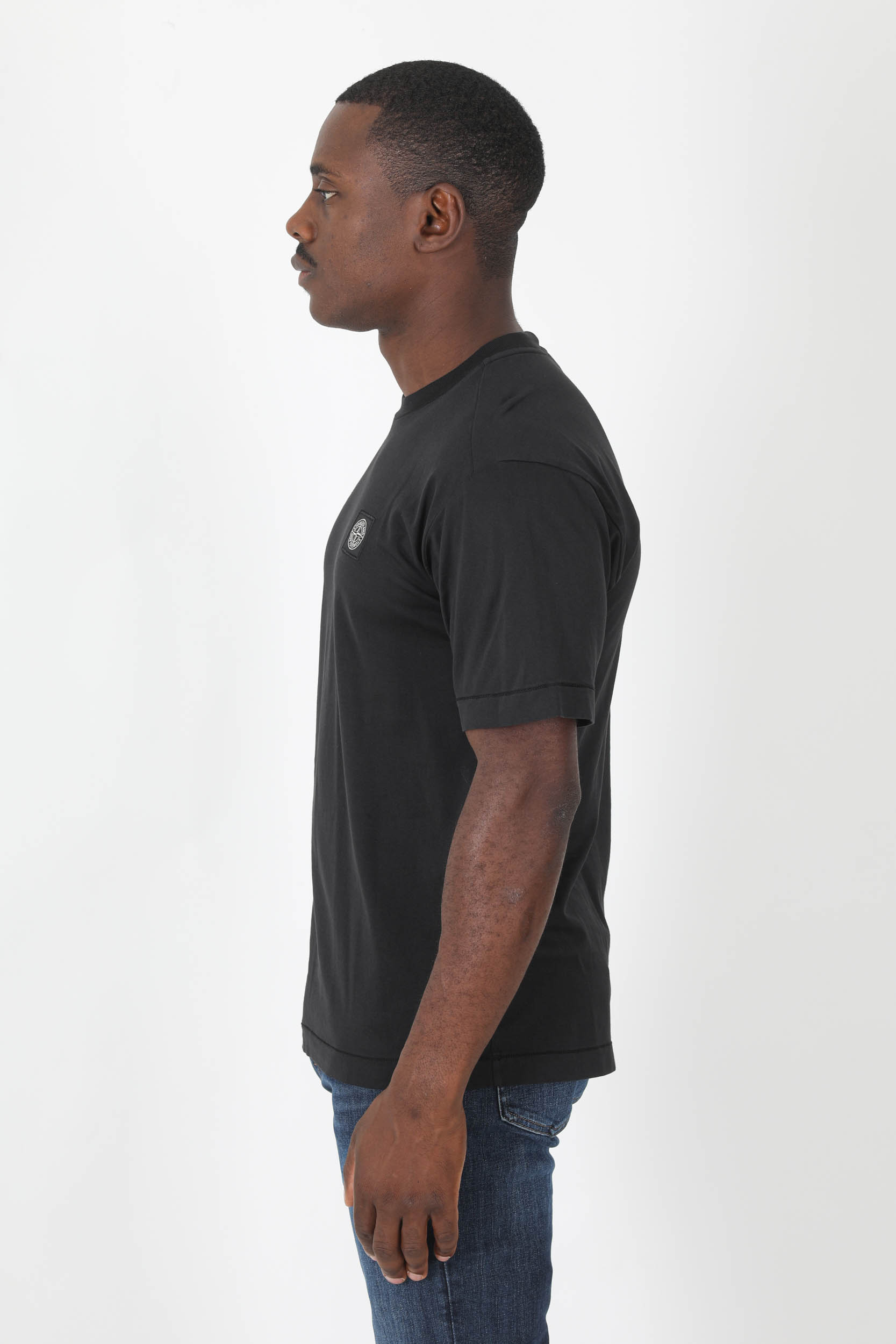 T-SHIRT STONE ISLAND NOIR 771524113-V0029