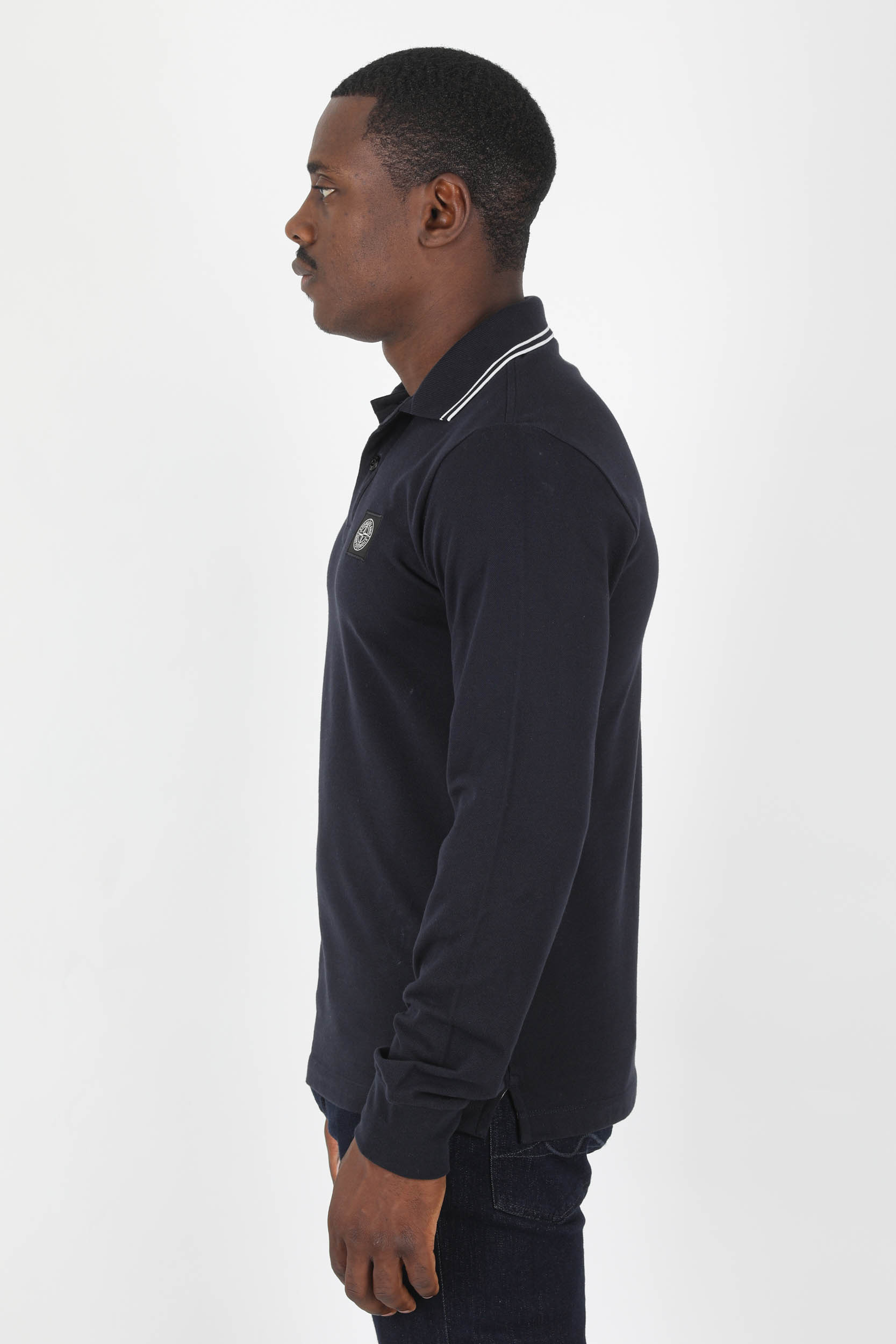 POLO MANCHES LONGUES STONE ISLAND MARINE 77152SS18-V0020