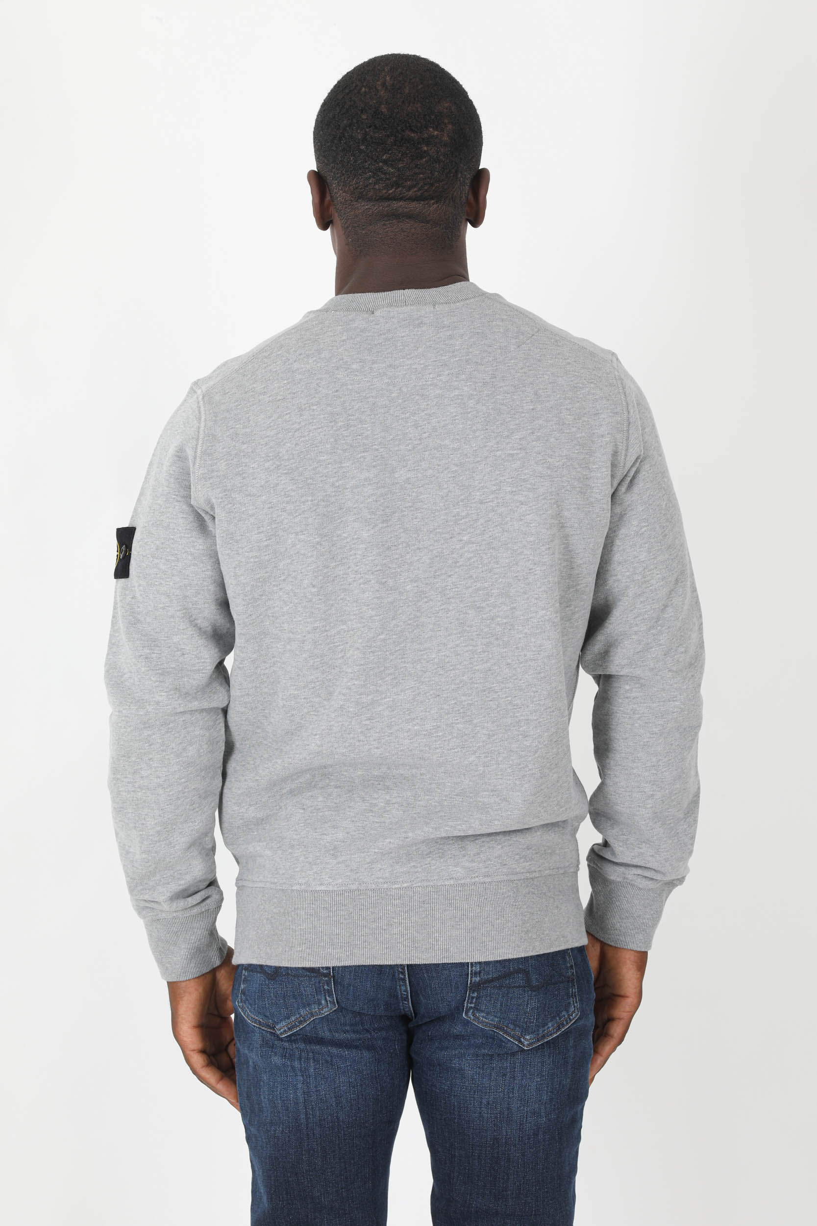 SWEAT STONE ISLAND GRIS 771563020-V0M64
