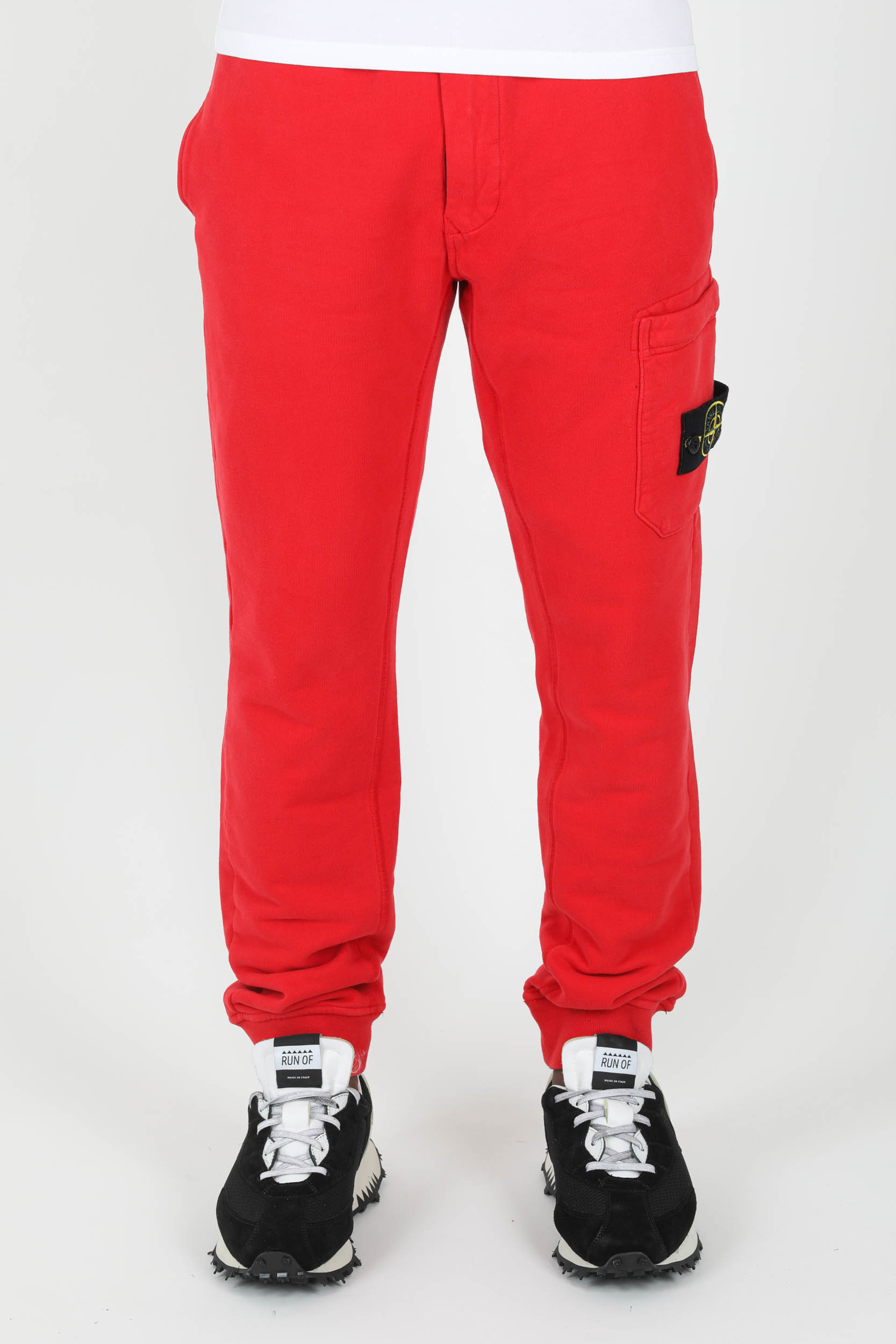 BAS DE JOGGING STONE ISLAND ROUGE 771564520-V0010