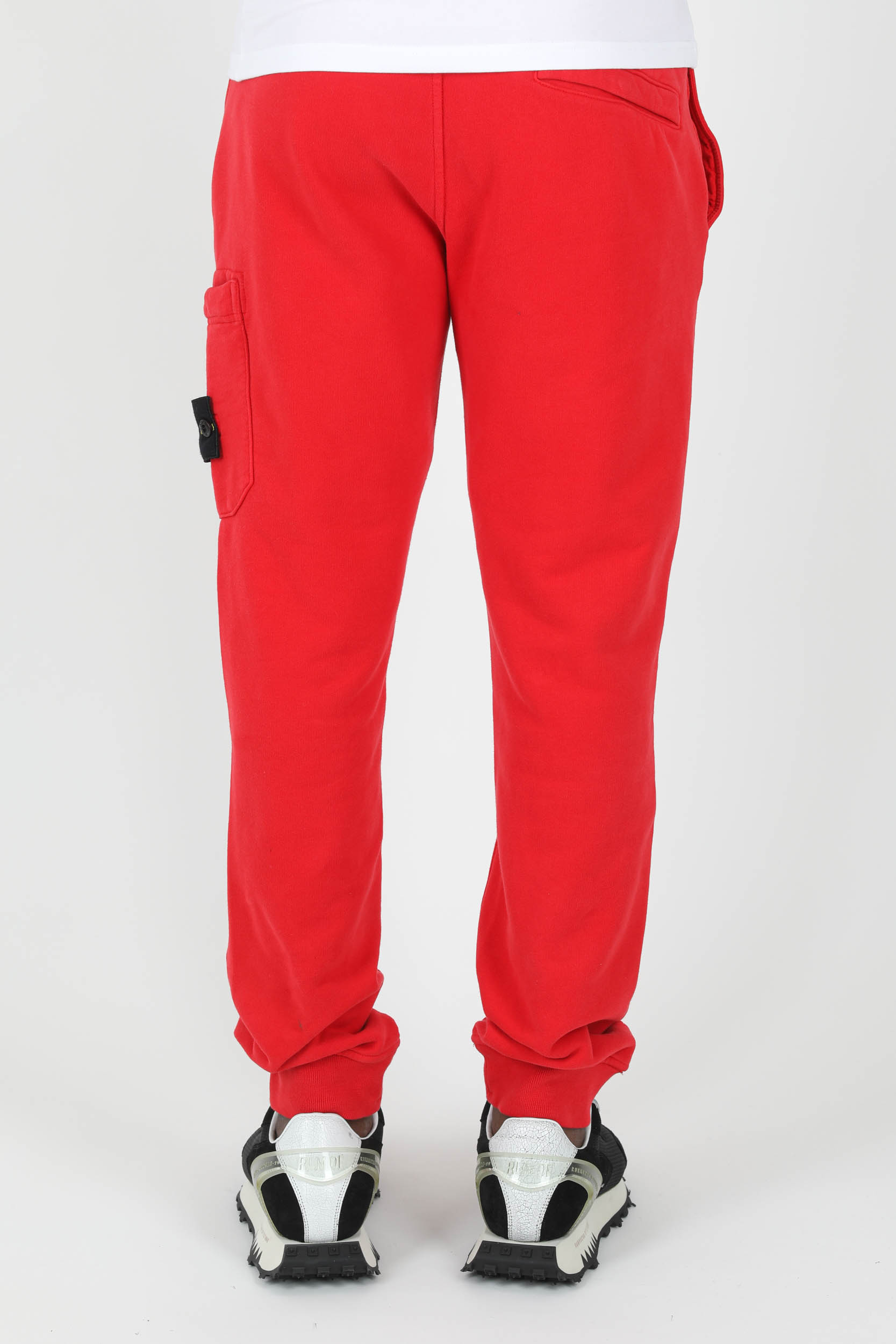 BAS DE JOGGING STONE ISLAND ROUGE 771564520-V0010