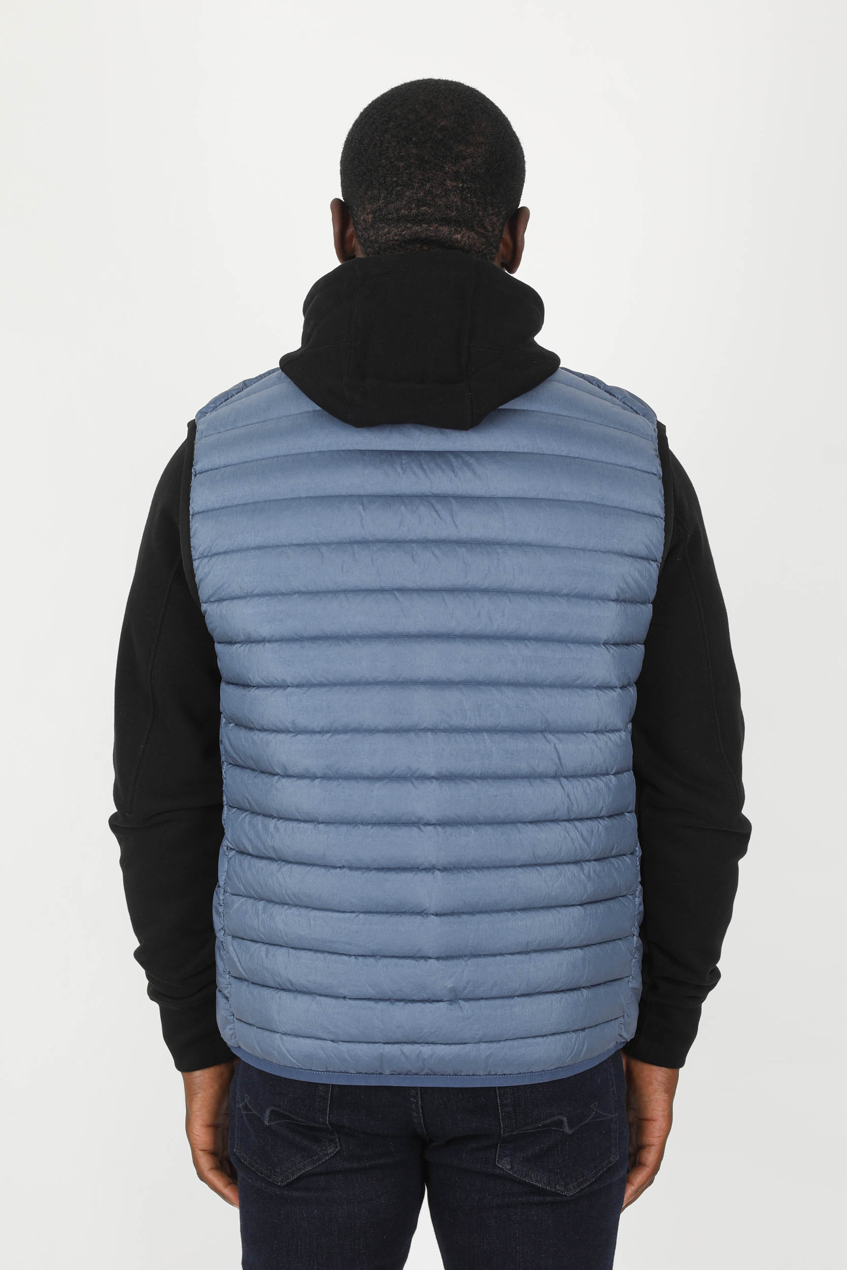DOUDOUNE SANS MANCHES STONE ISLAND BLEU 7715G0224-V0024