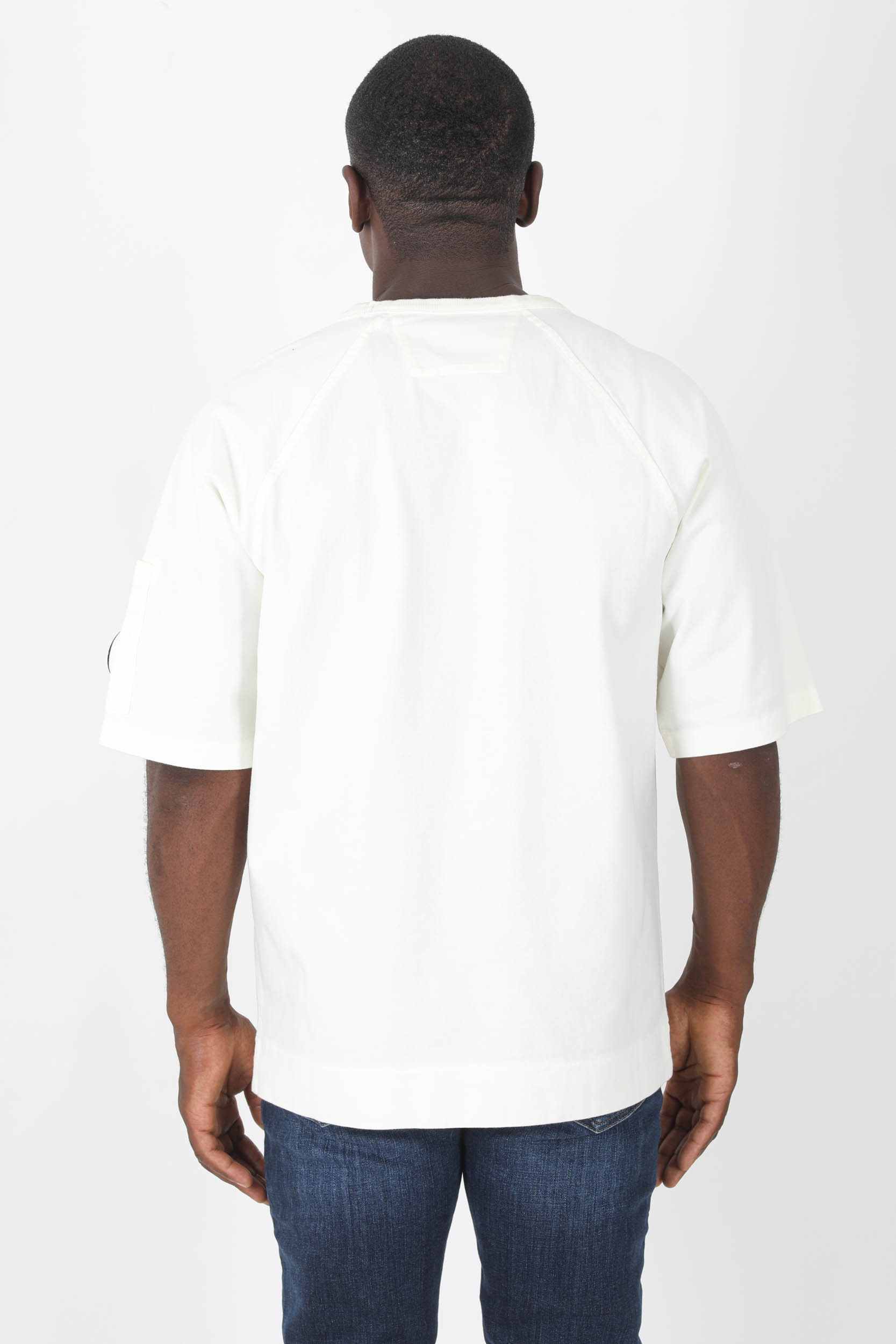 T-SHIRT OVERSIZE C.P COMPANY BLANC S230A-103