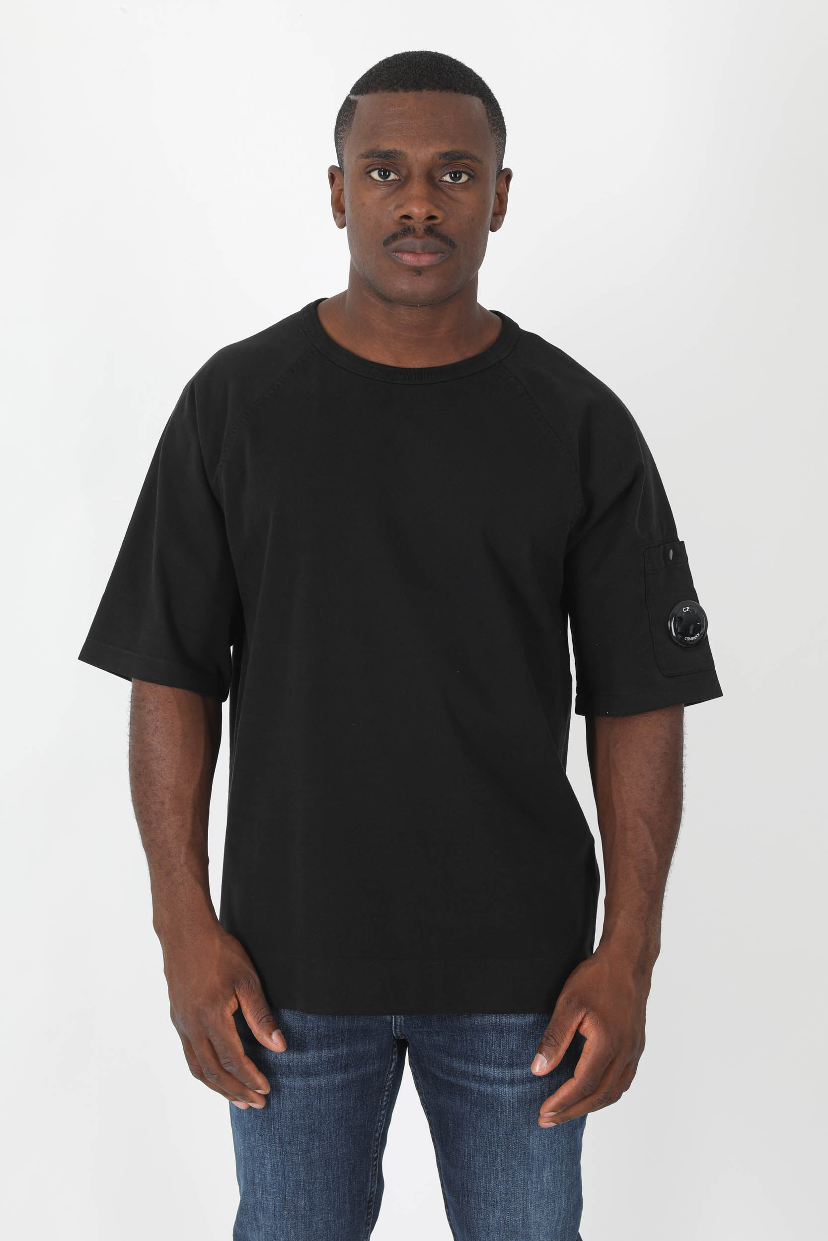 T-SHIRT OVERSIZE C.P COMPANY NOIR S230A-999