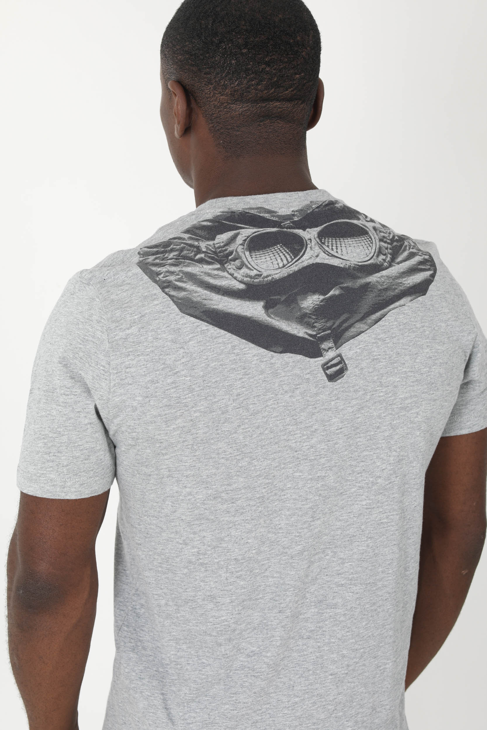 T-SHIRT C.P COMPANY LUNETTES GRIS S044A-M93