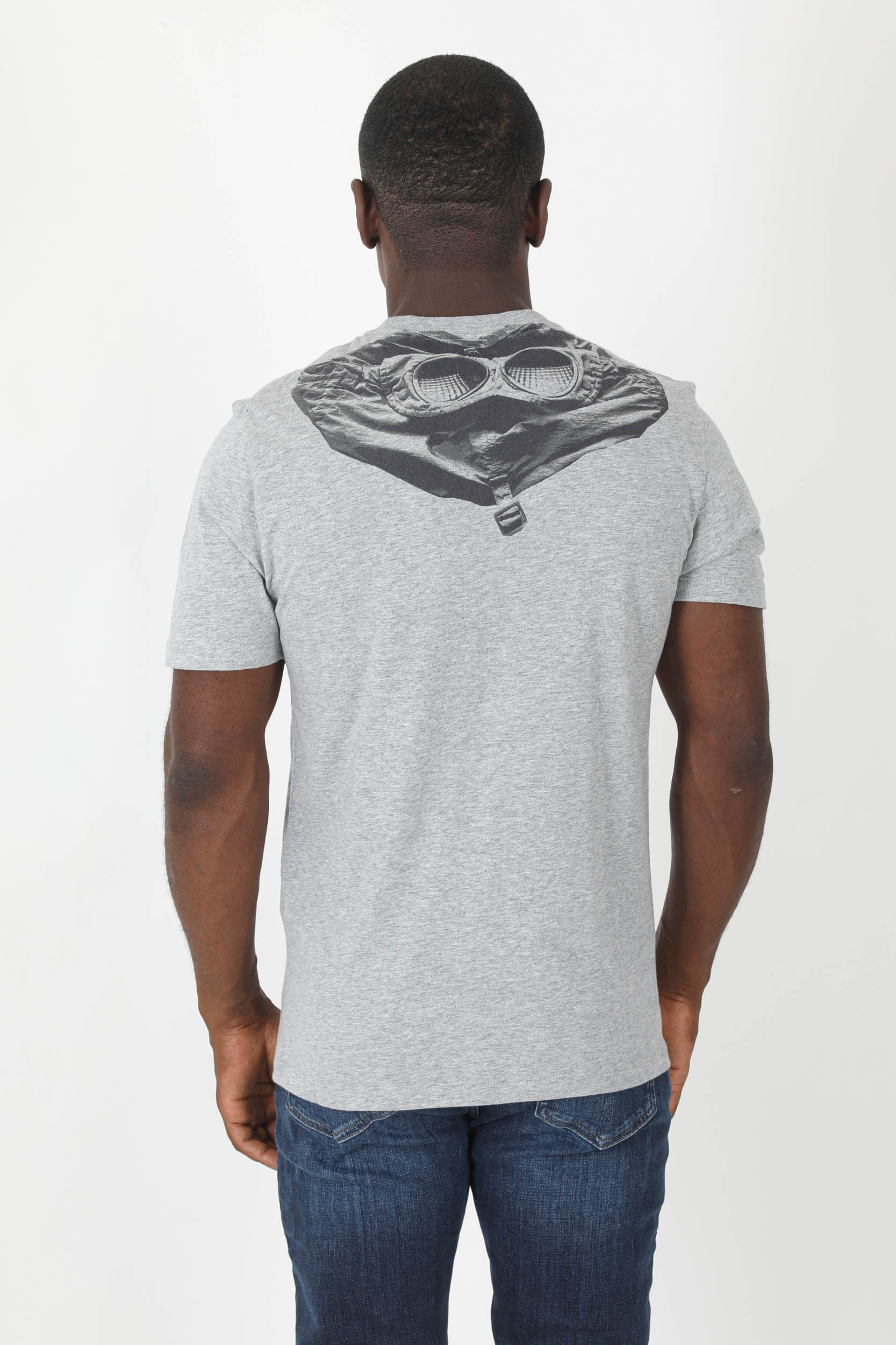 T-SHIRT C.P COMPANY LUNETTES GRIS S044A-M93