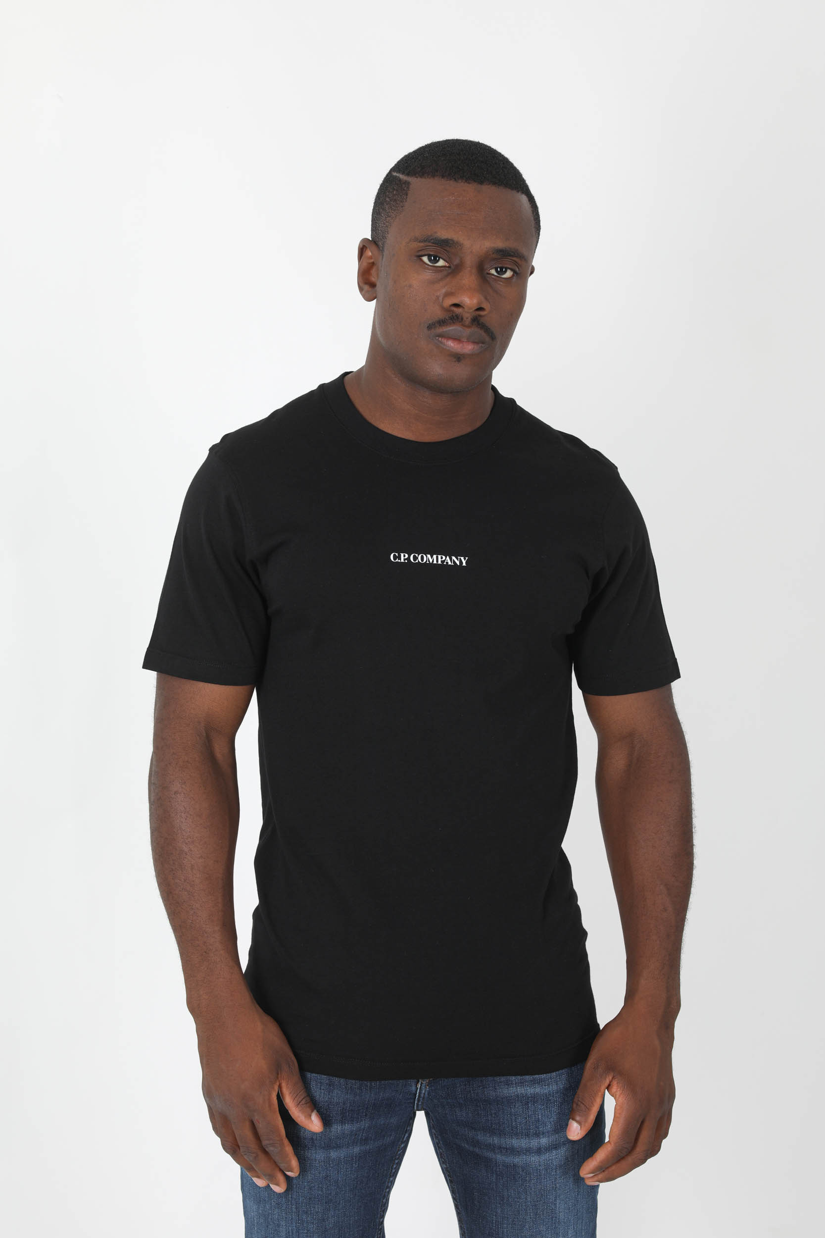 T-SHIRT C.P COMPANY NOIR S048A-999