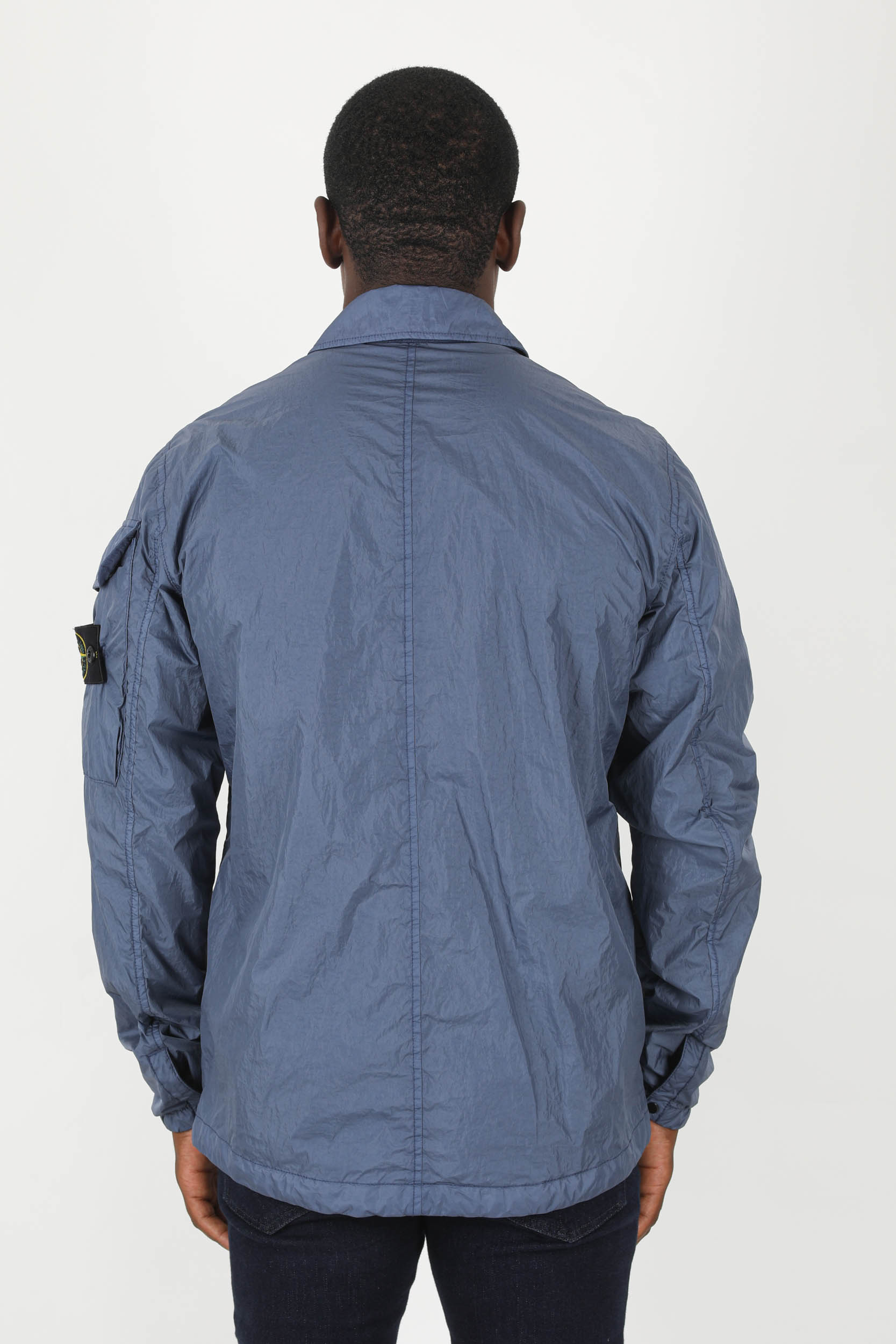 BLOUSON SURECHEMISE STONE ISLAND BLEU 771510223-V0024