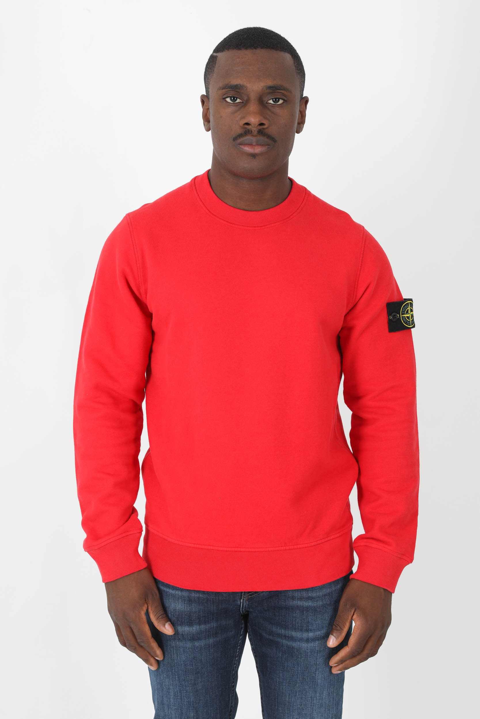 SWEAT STONE ISLAND ROUGE 771563020-V0010