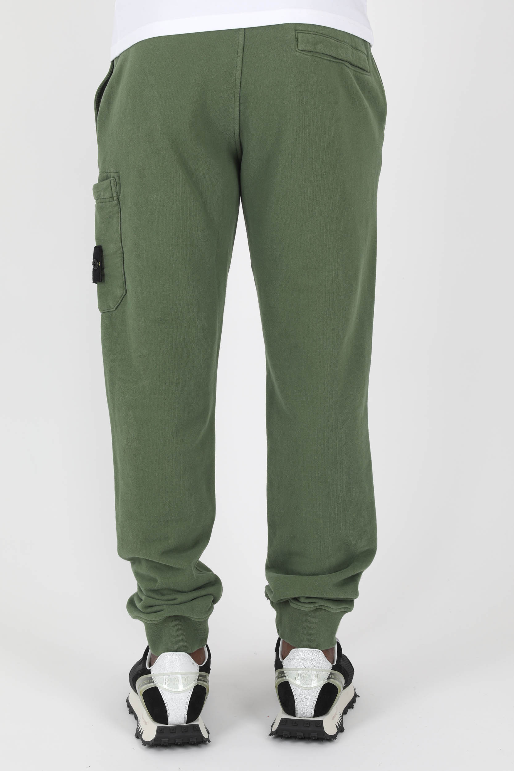 BAS DE JOGGING STONE ISLAND KAKI 771564520-V0058