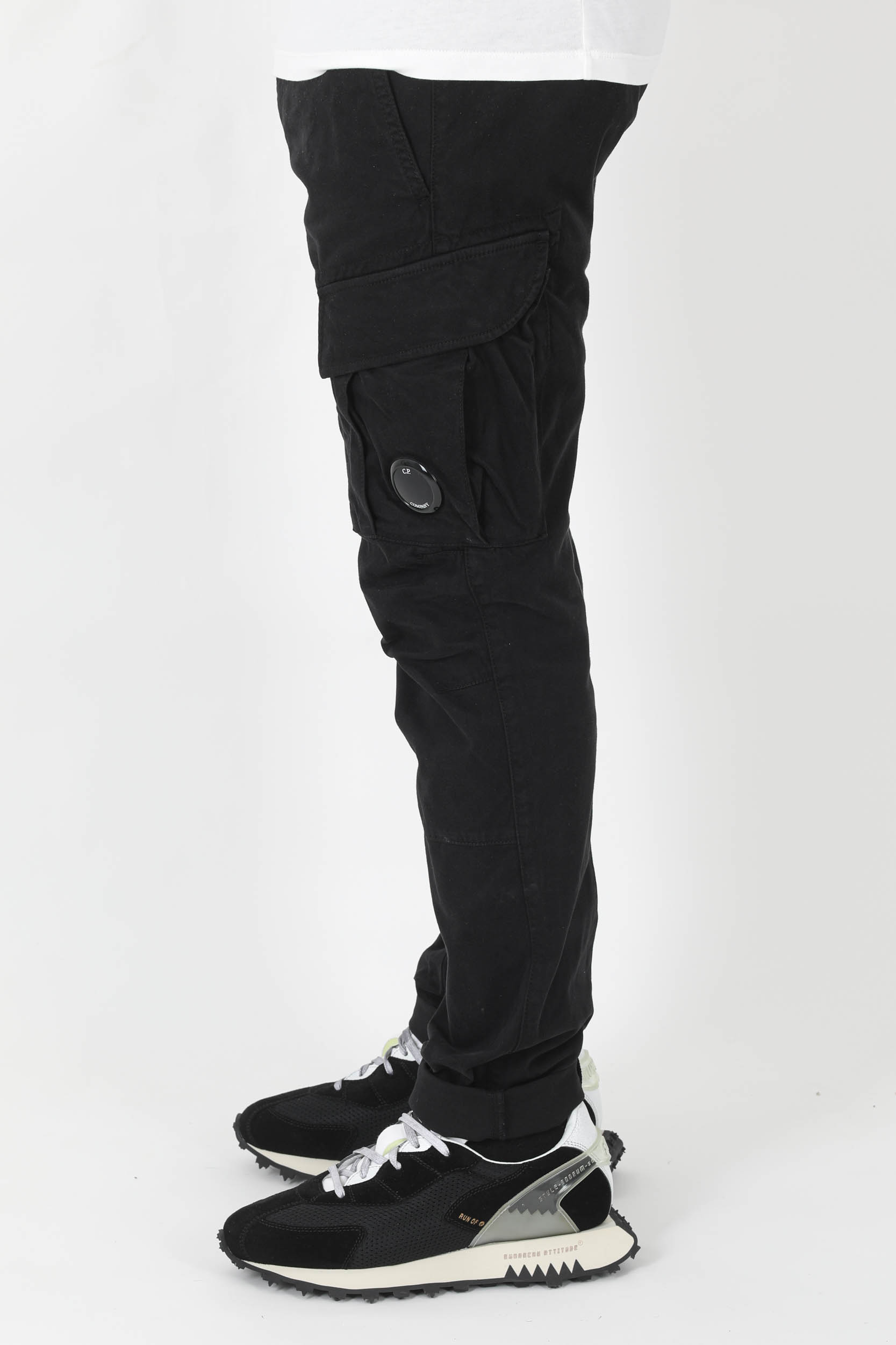 PANTALON CARGO C.P COMPANY NOIR A186A-999