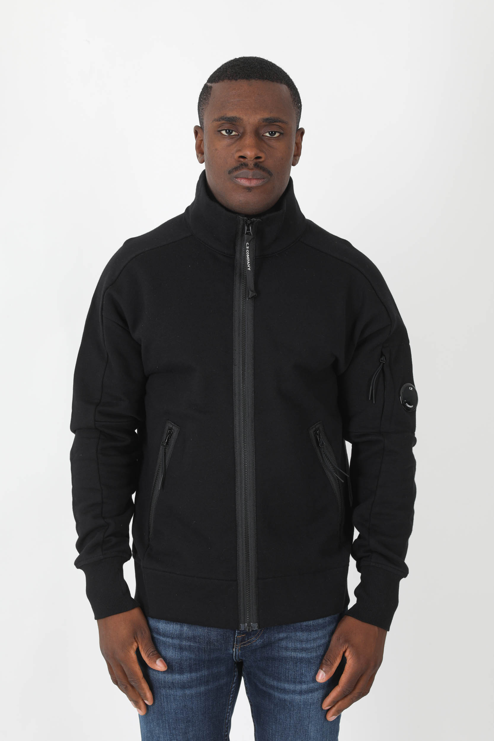 SWEAT ZIPPE HUBLOT C.P COMPANY NOIR S061A-999