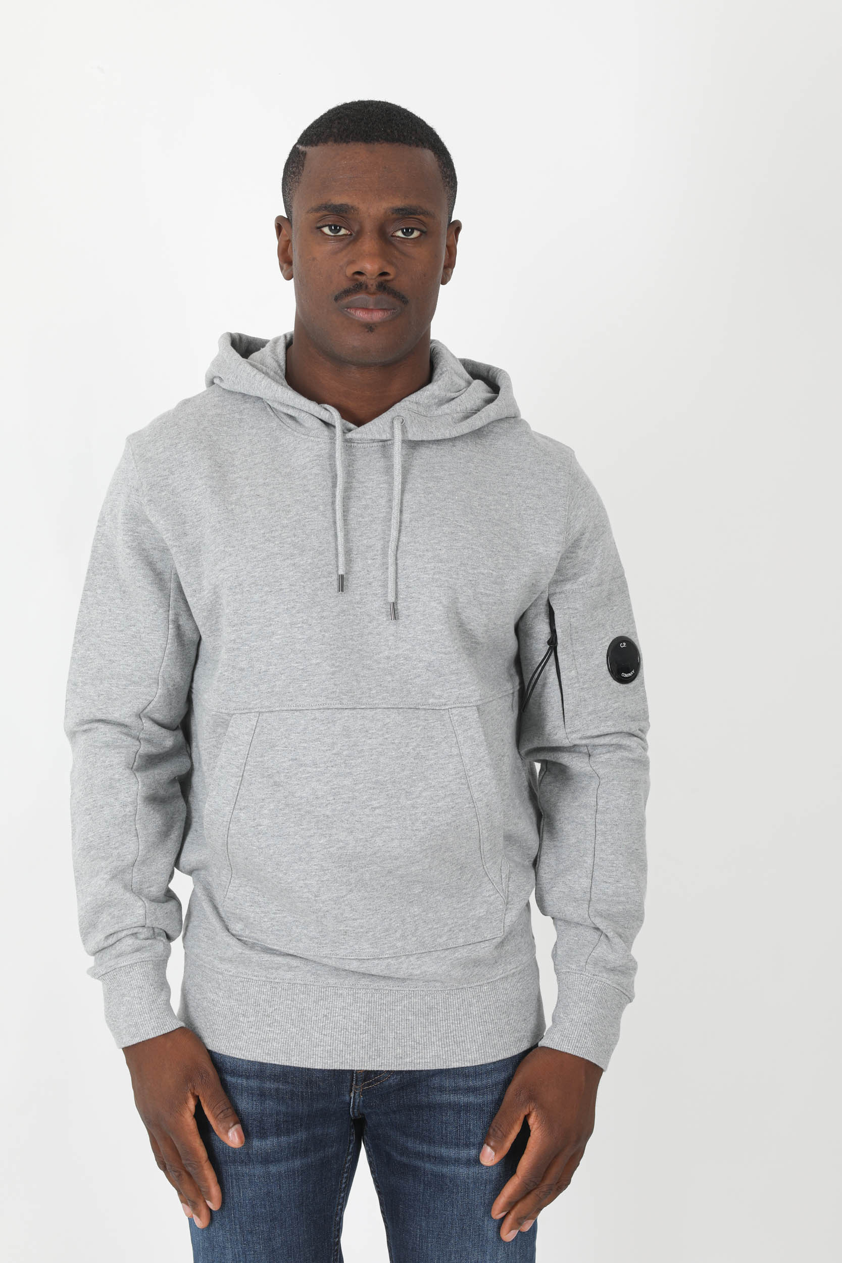 SWEAT A CAPUCHE C.P COMPANY GRIS S023A-M93