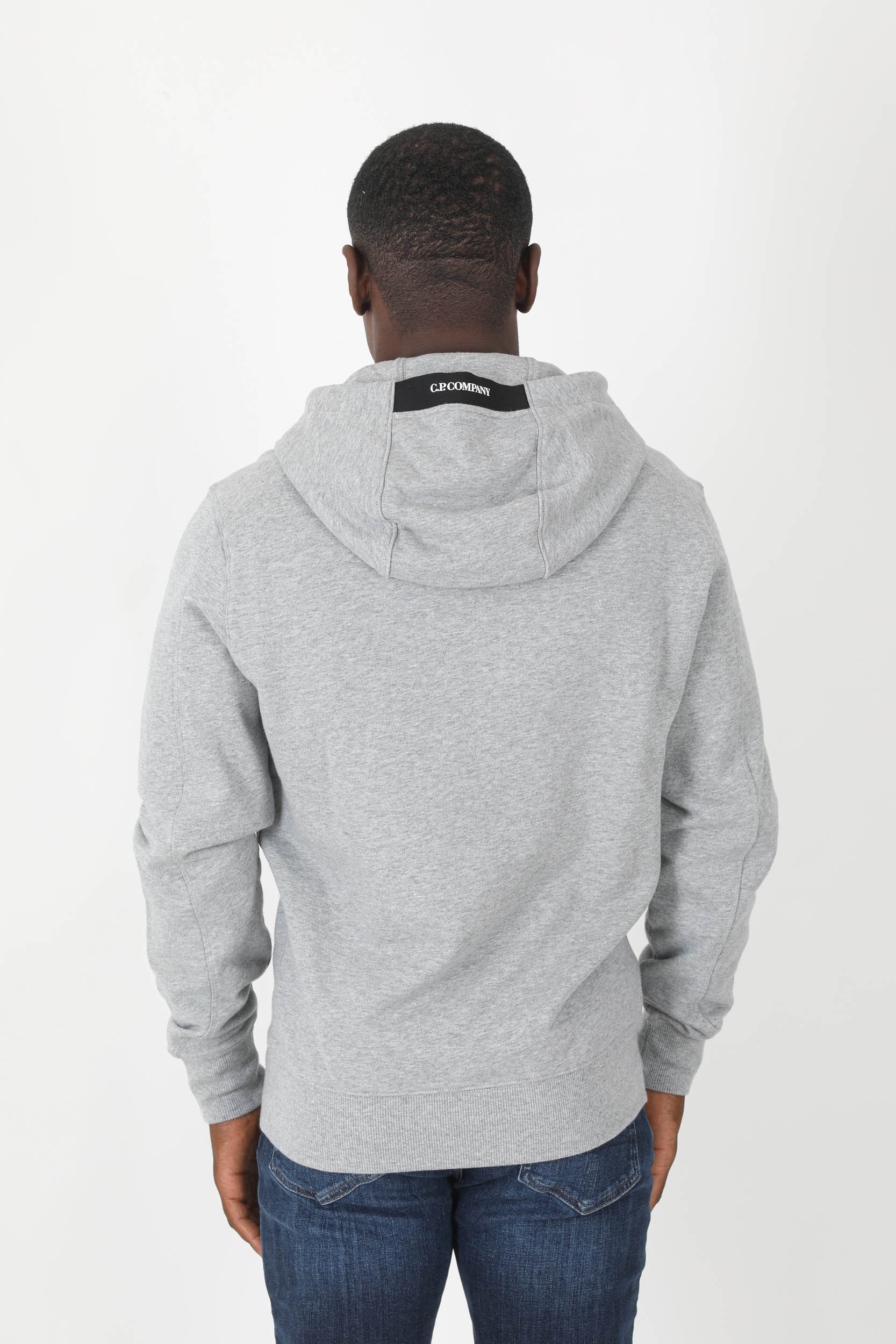 SWEAT A CAPUCHE C.P COMPANY GRIS S023A-M93