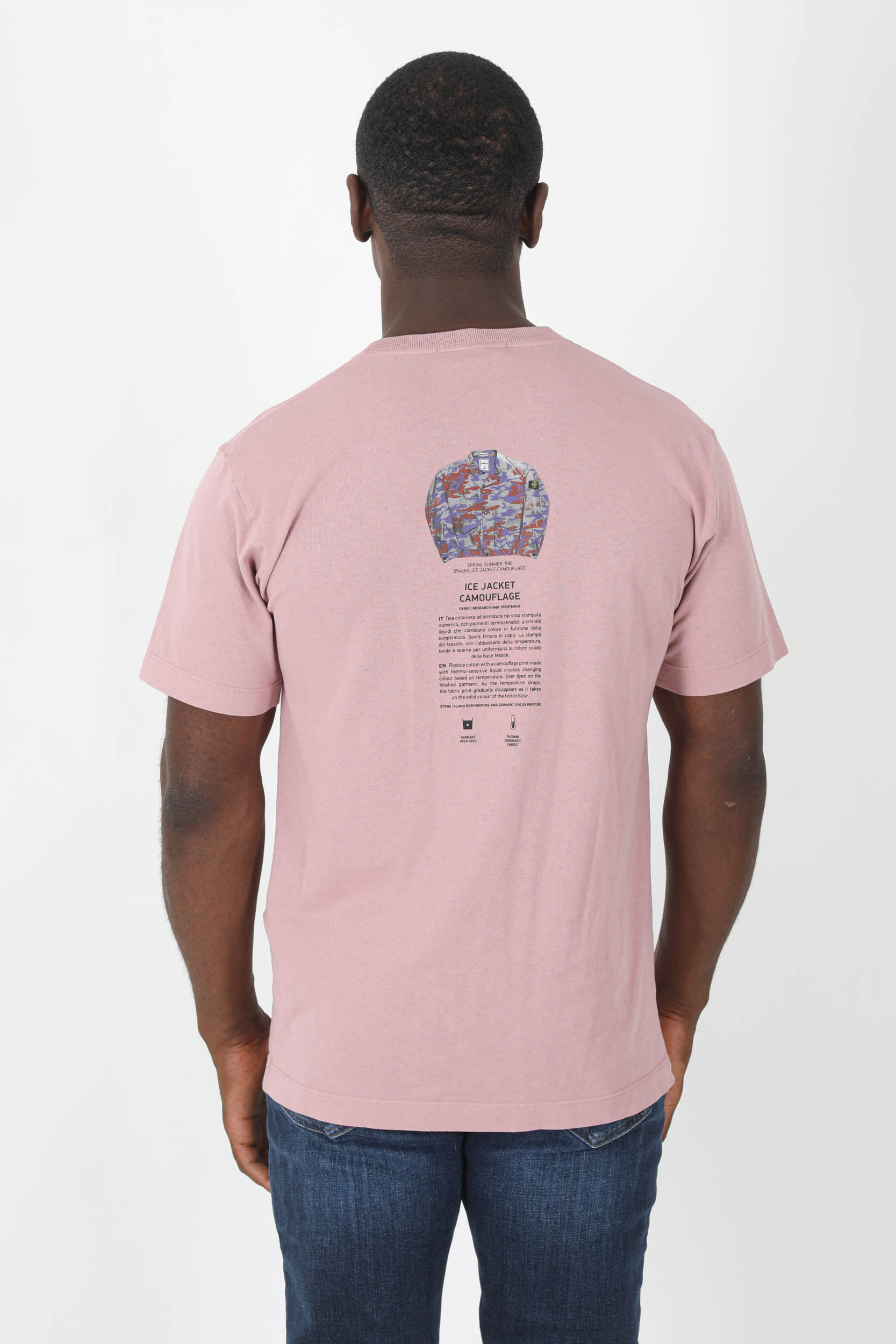 T-SHIRT STONE ISLAND ARCHIVIO ROSE 77152NS91-V0086