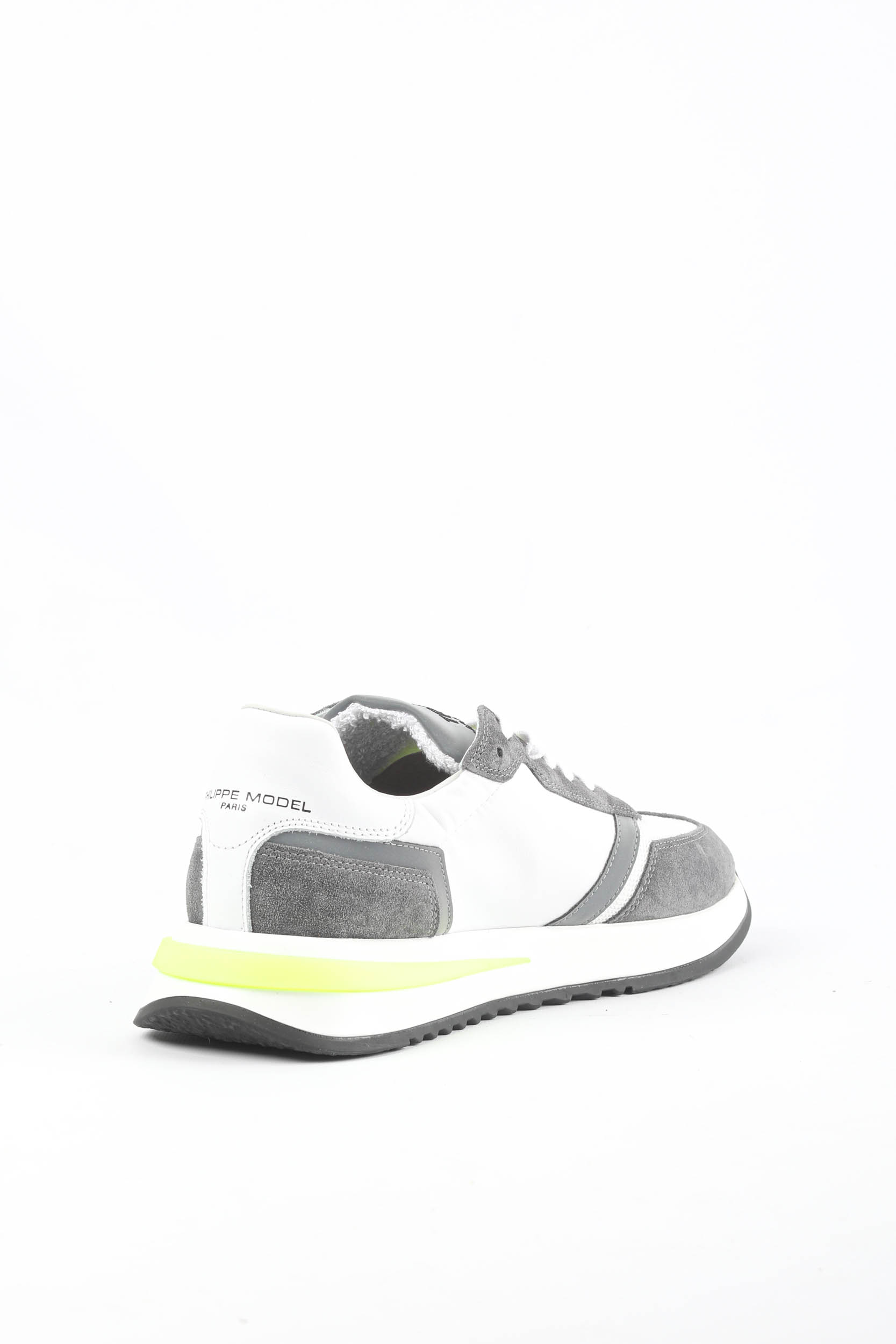 BASKETS PHILIPPE MODEL TROPEZ 2.1 GRISES/JAUNES TYLU-WN05