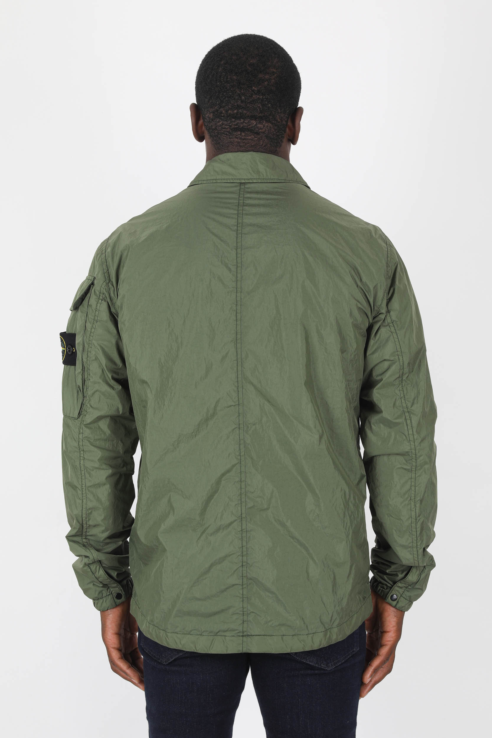 BLOUSON SURECHEMISE STONE ISLAND KAKI 771510223-V0058